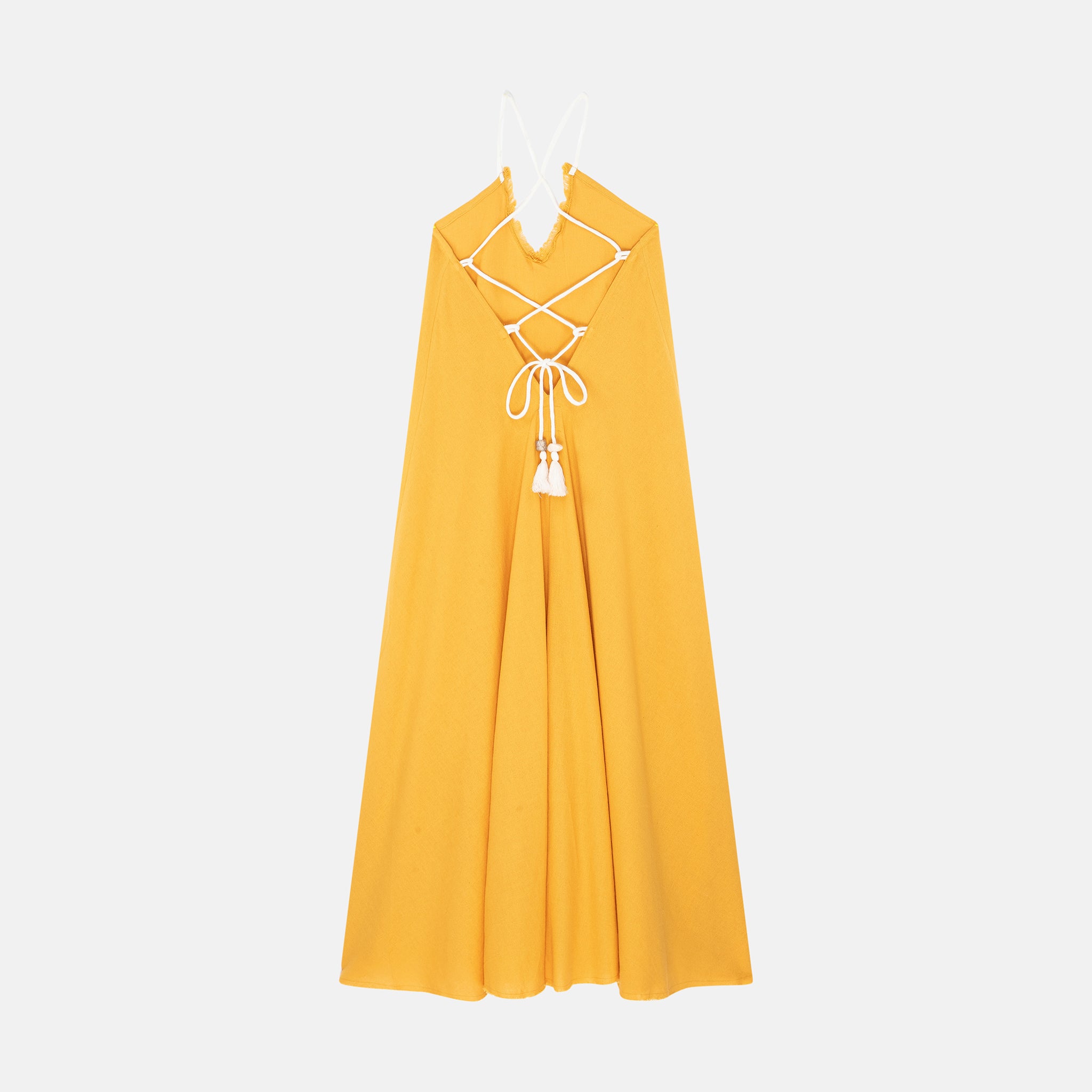 TROPICAL LONG MANGO DRESS
