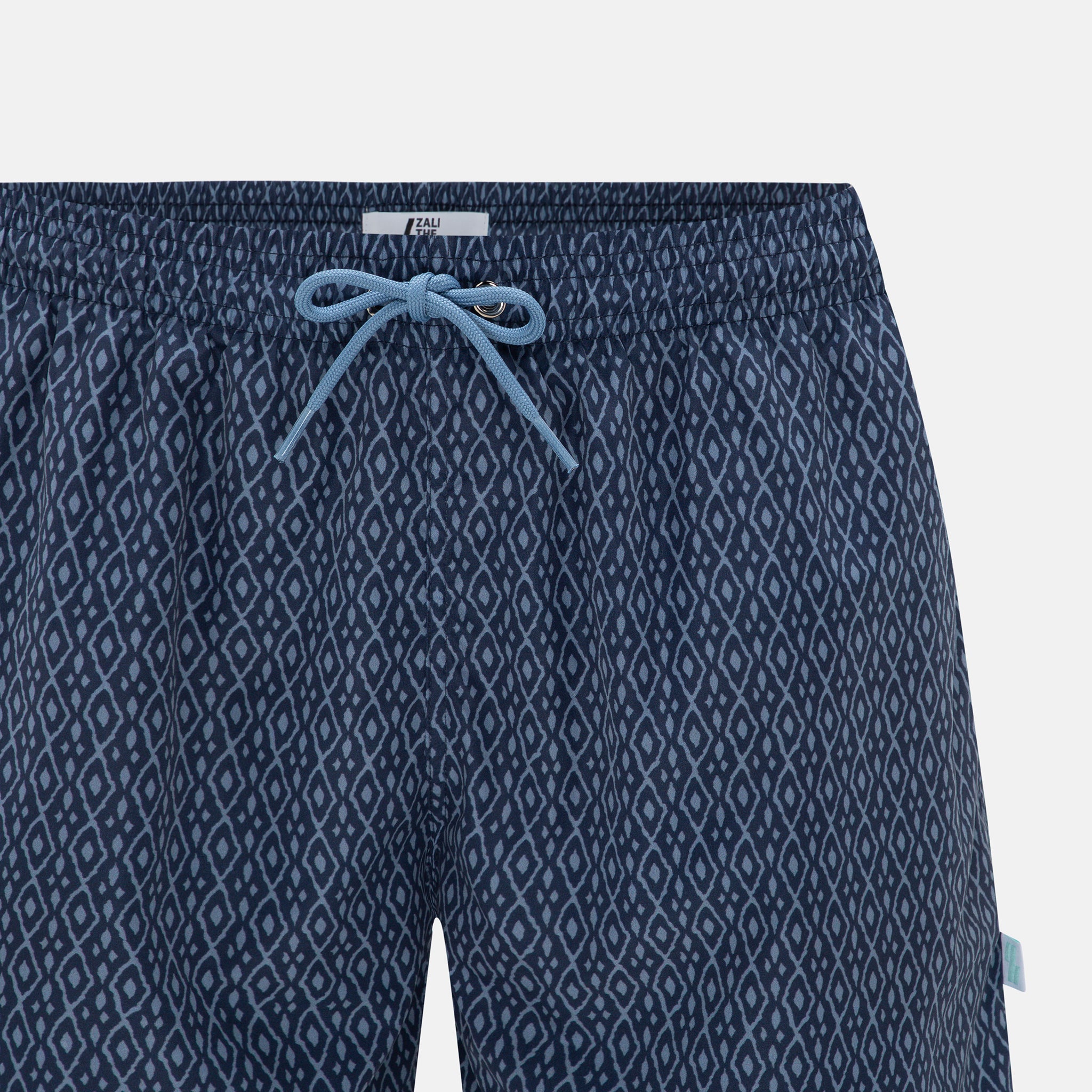 RAYAN IKAT SWIM SHORTS NAVY