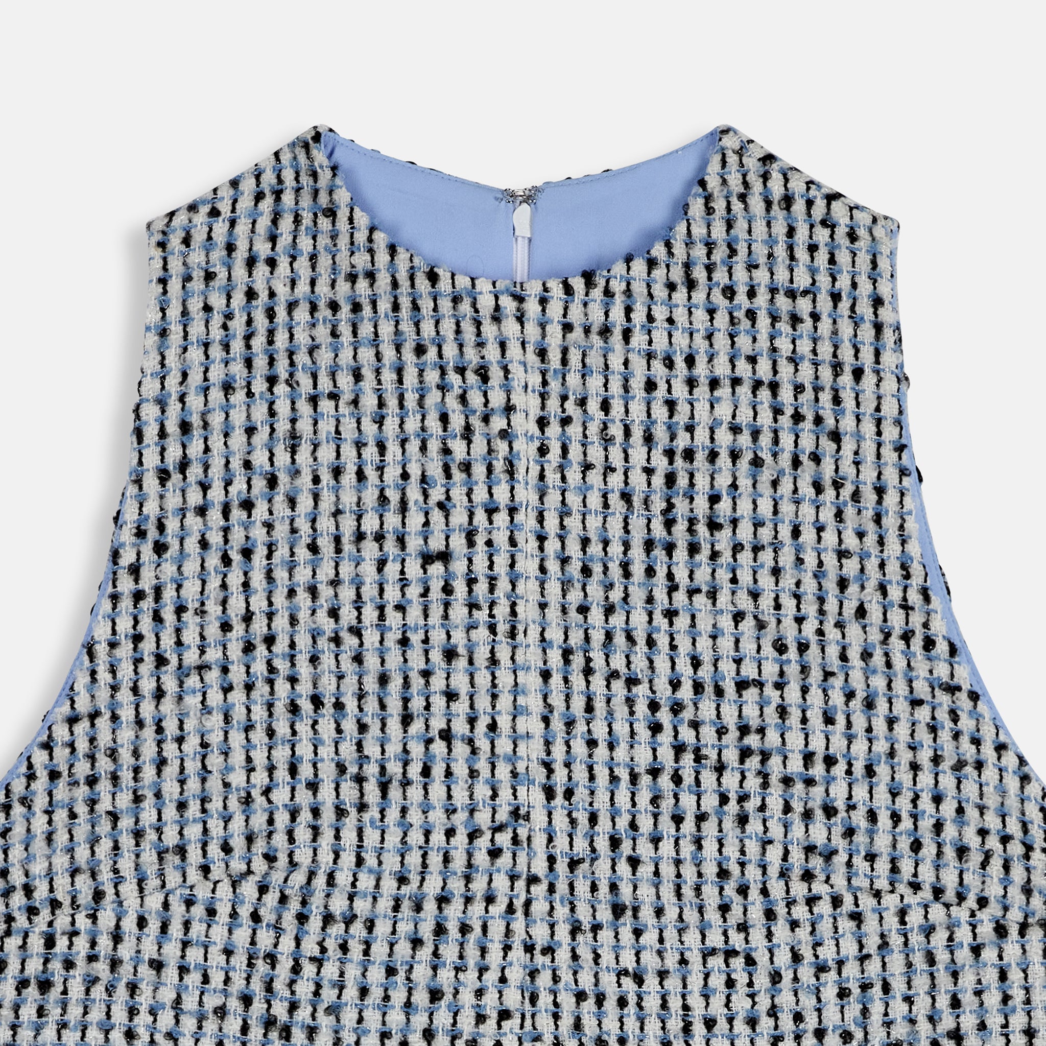 AMELIE SHORT DRESS BABY BLUE MULTI