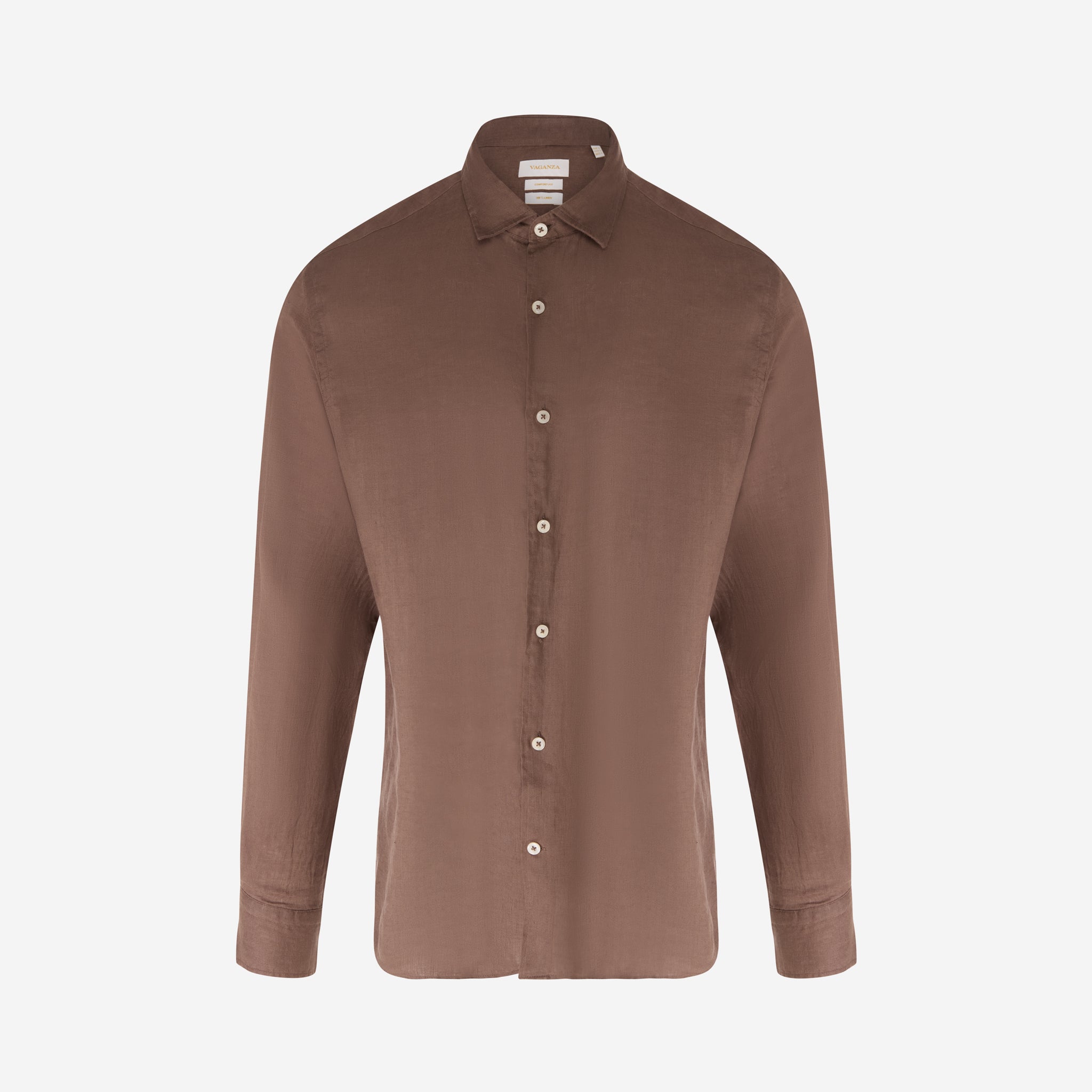 SAM LINEN SHIRT BROWN