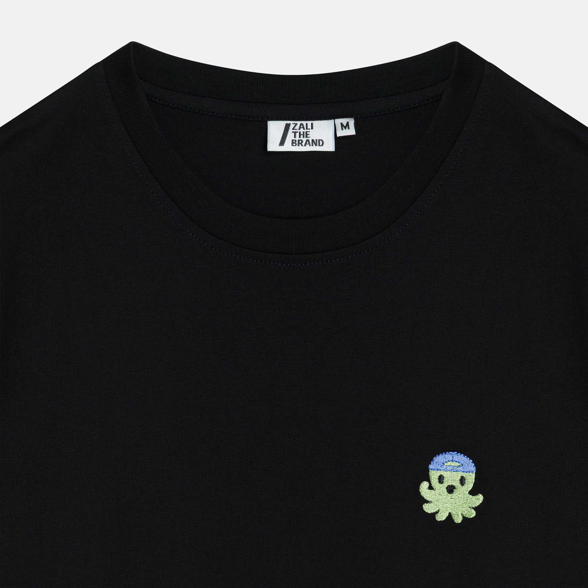 OCTOPUS BLACK T-SHIRT
