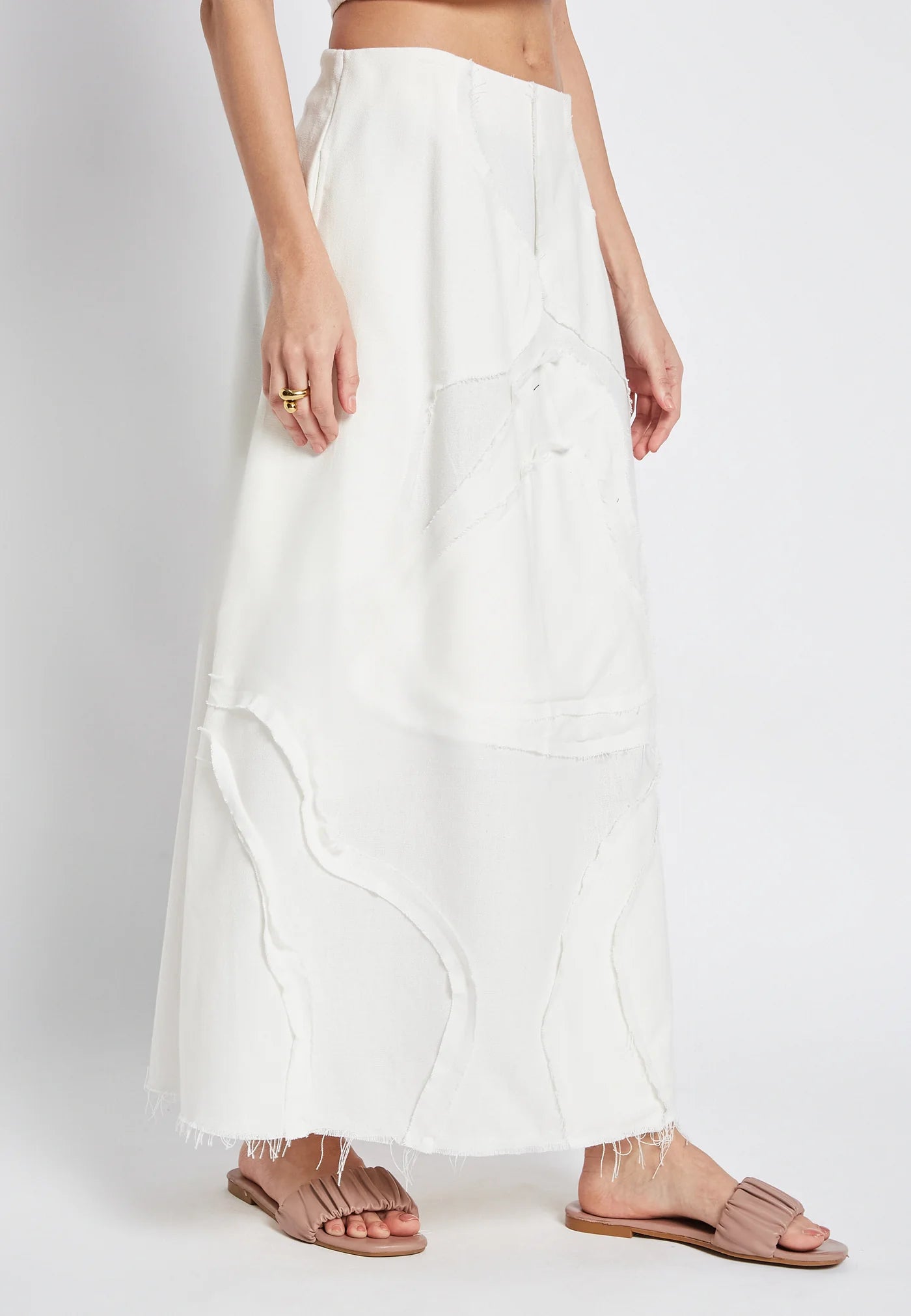 FLORA WHITE SKIRT