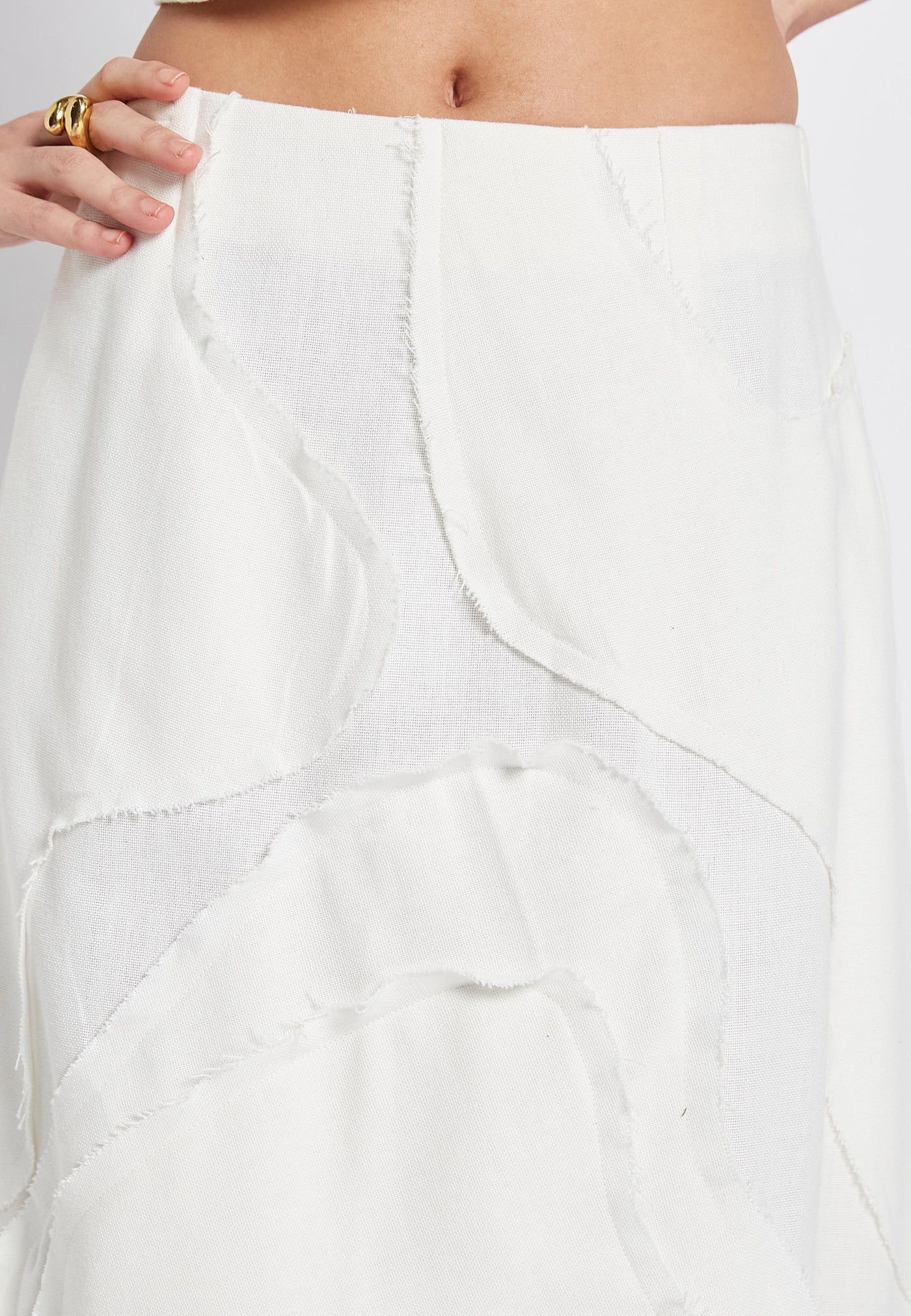 FLORA WHITE SKIRT