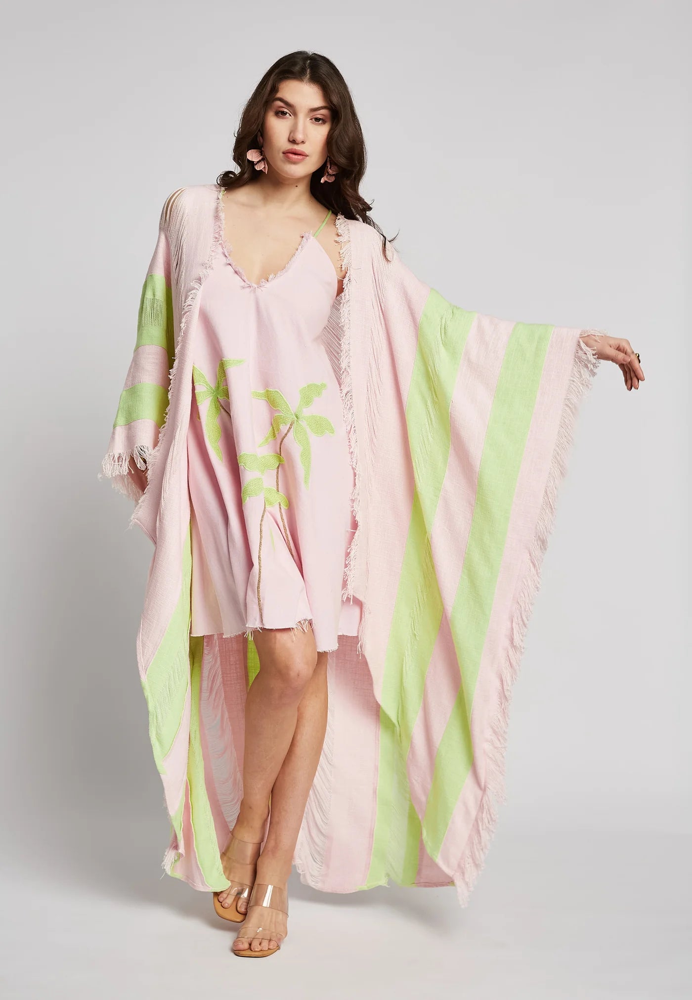 SAGE PINK KIMONO