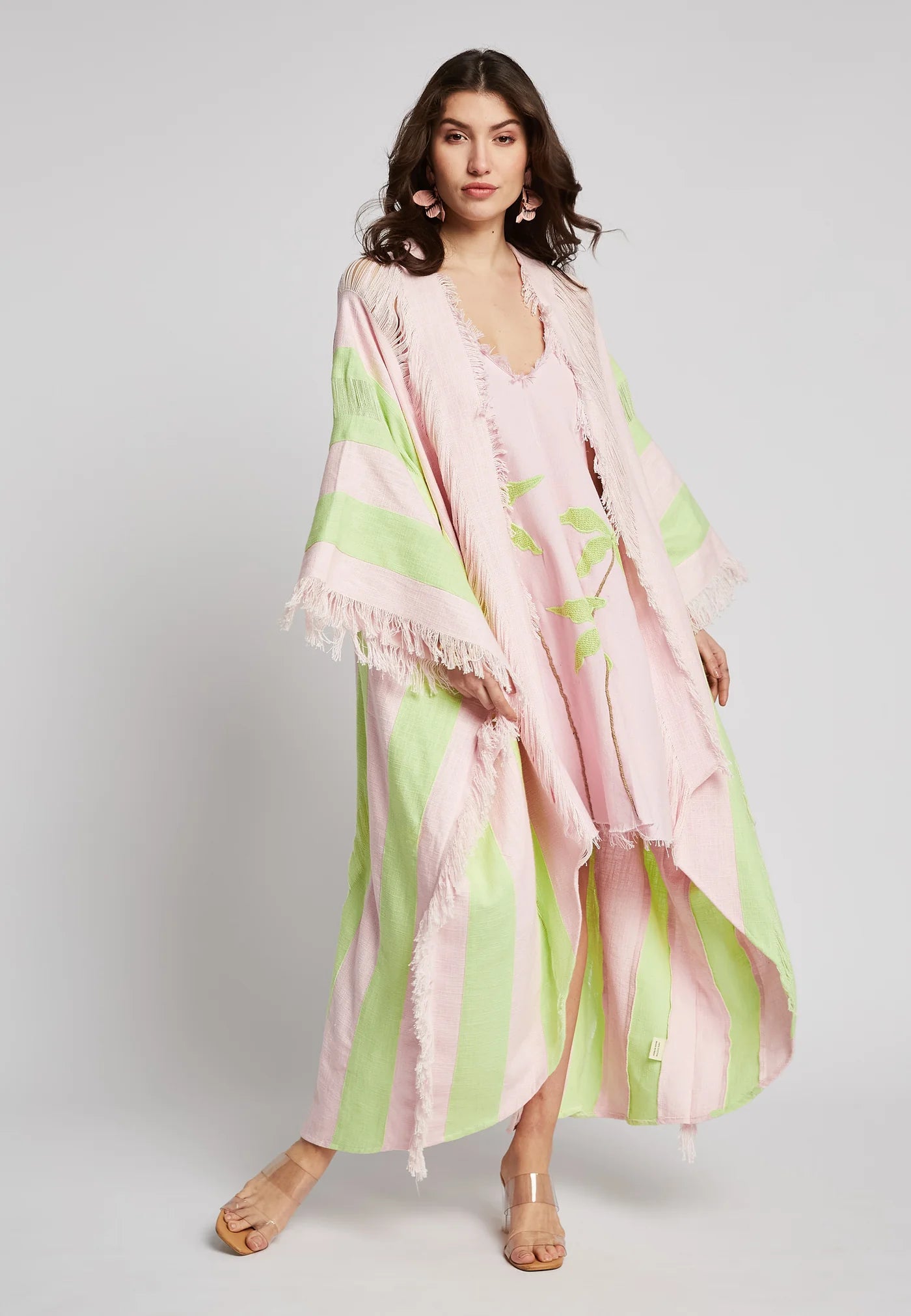 SAGE PINK KIMONO