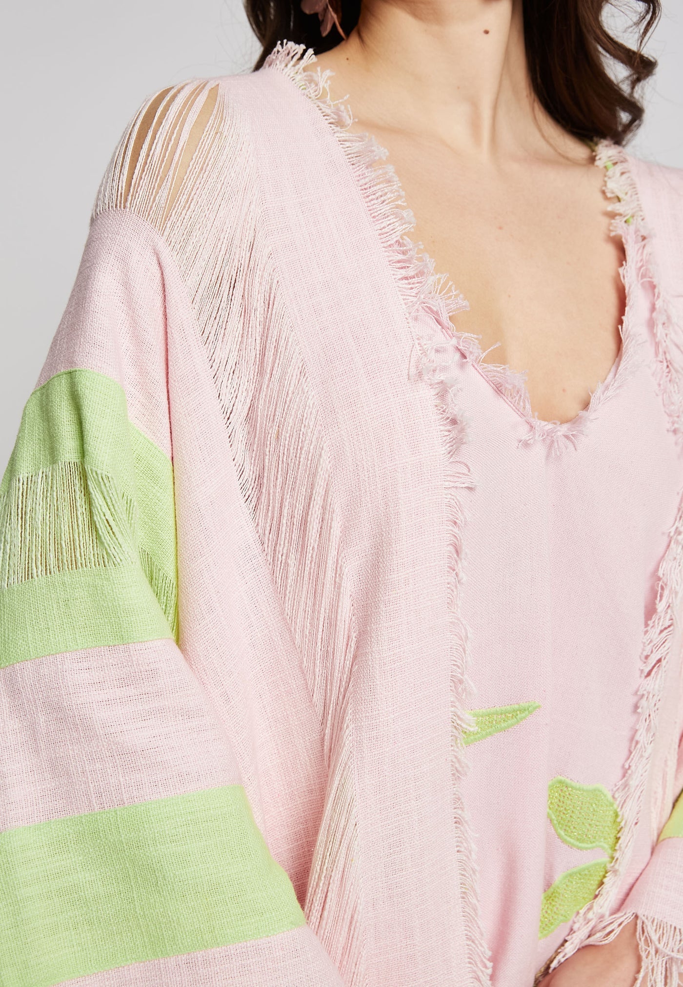 SAGE PINK KIMONO