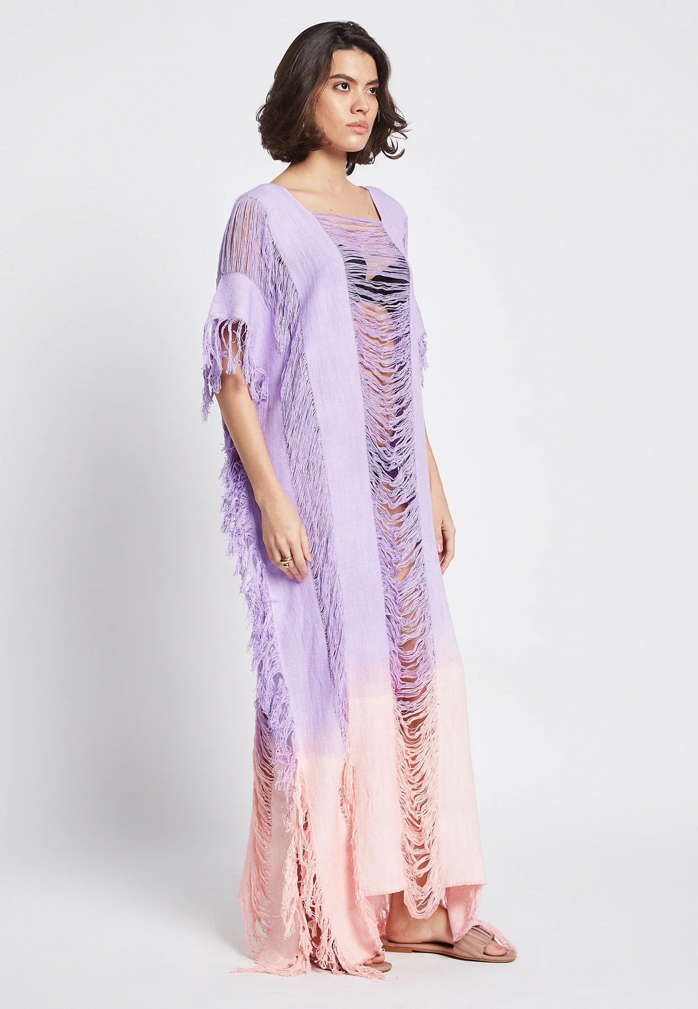 SUNLIT VIOLET COVER-UP
