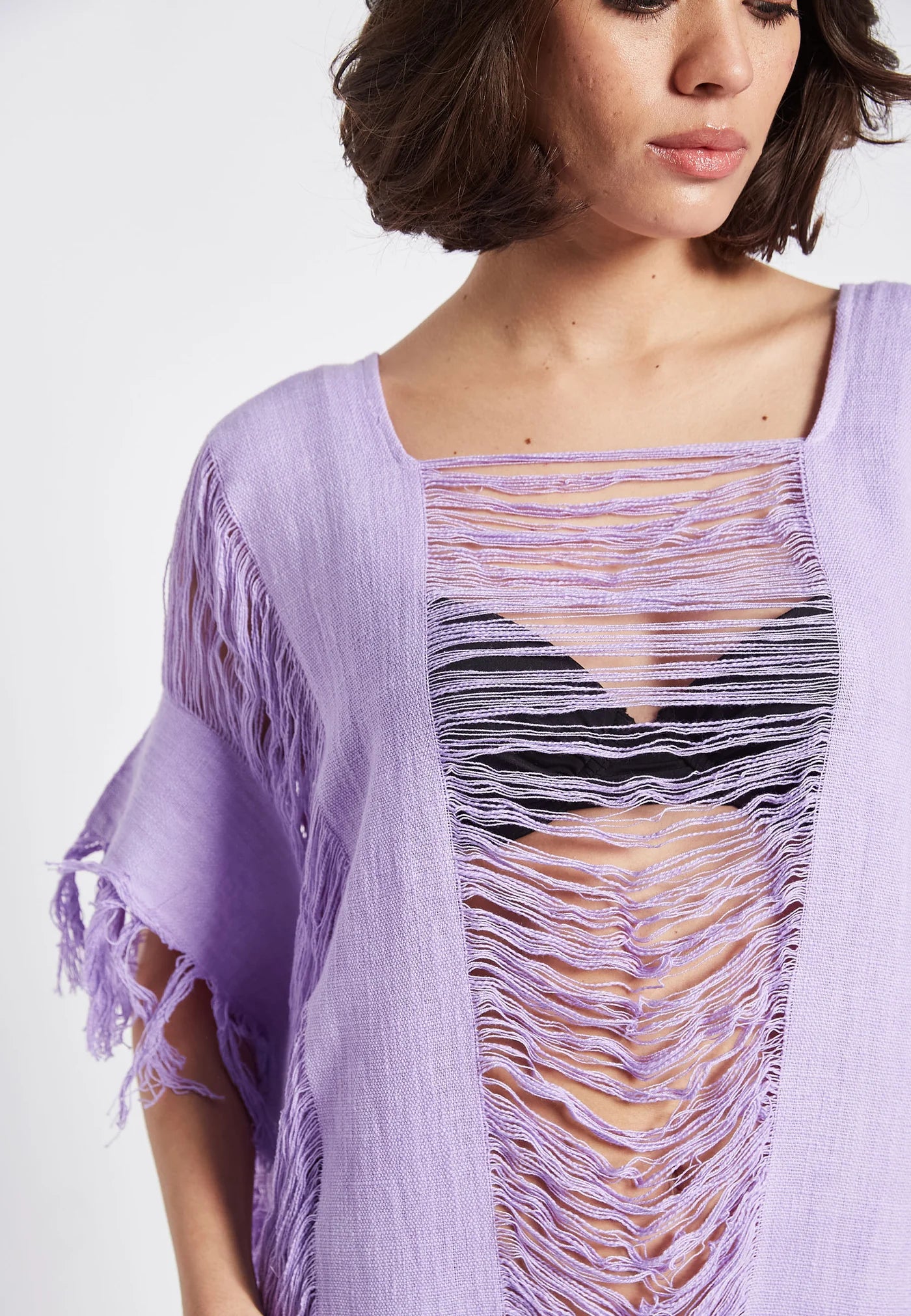SUNLIT VIOLET COVER-UP