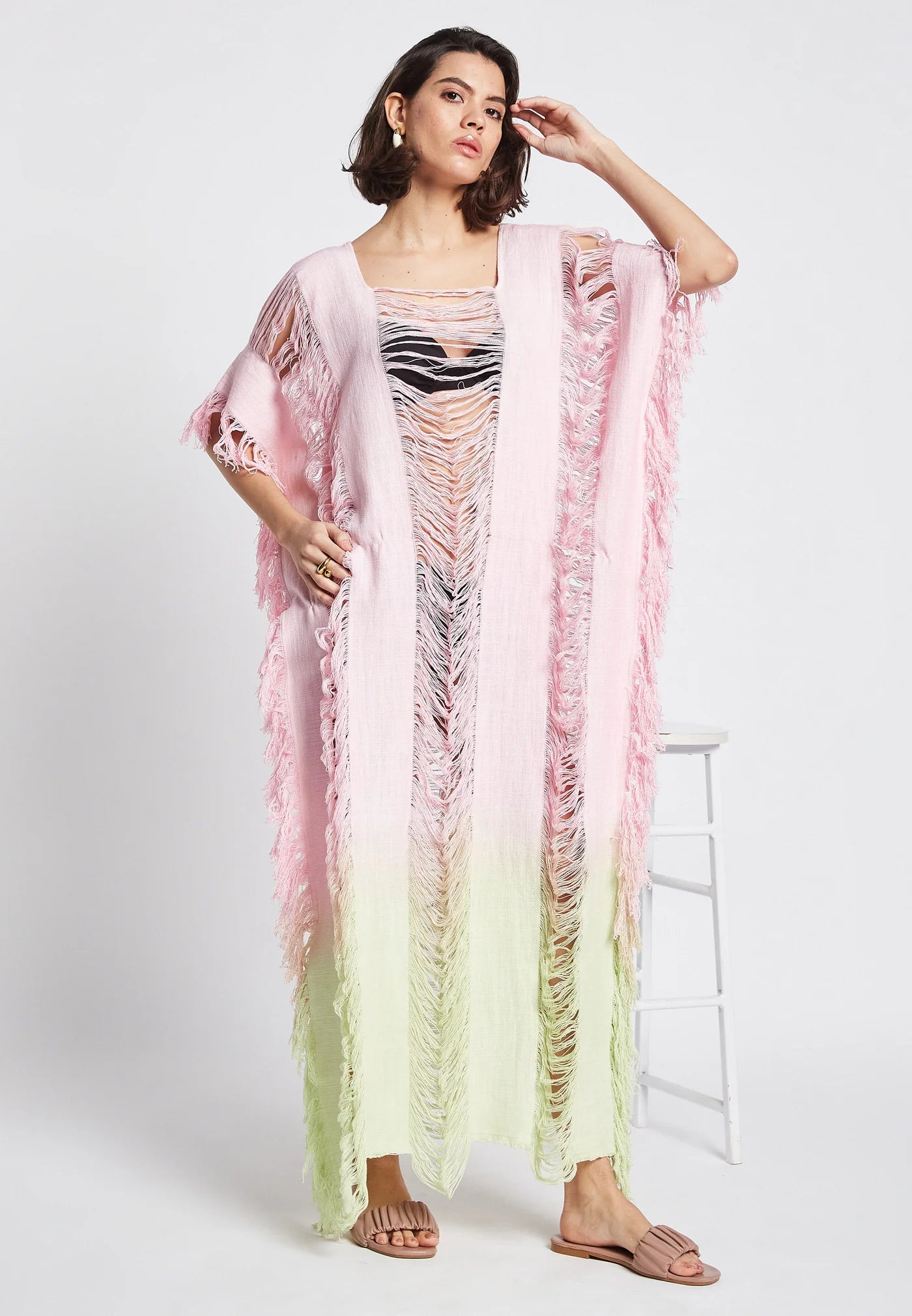 SUNLIT PINK COVER-UP