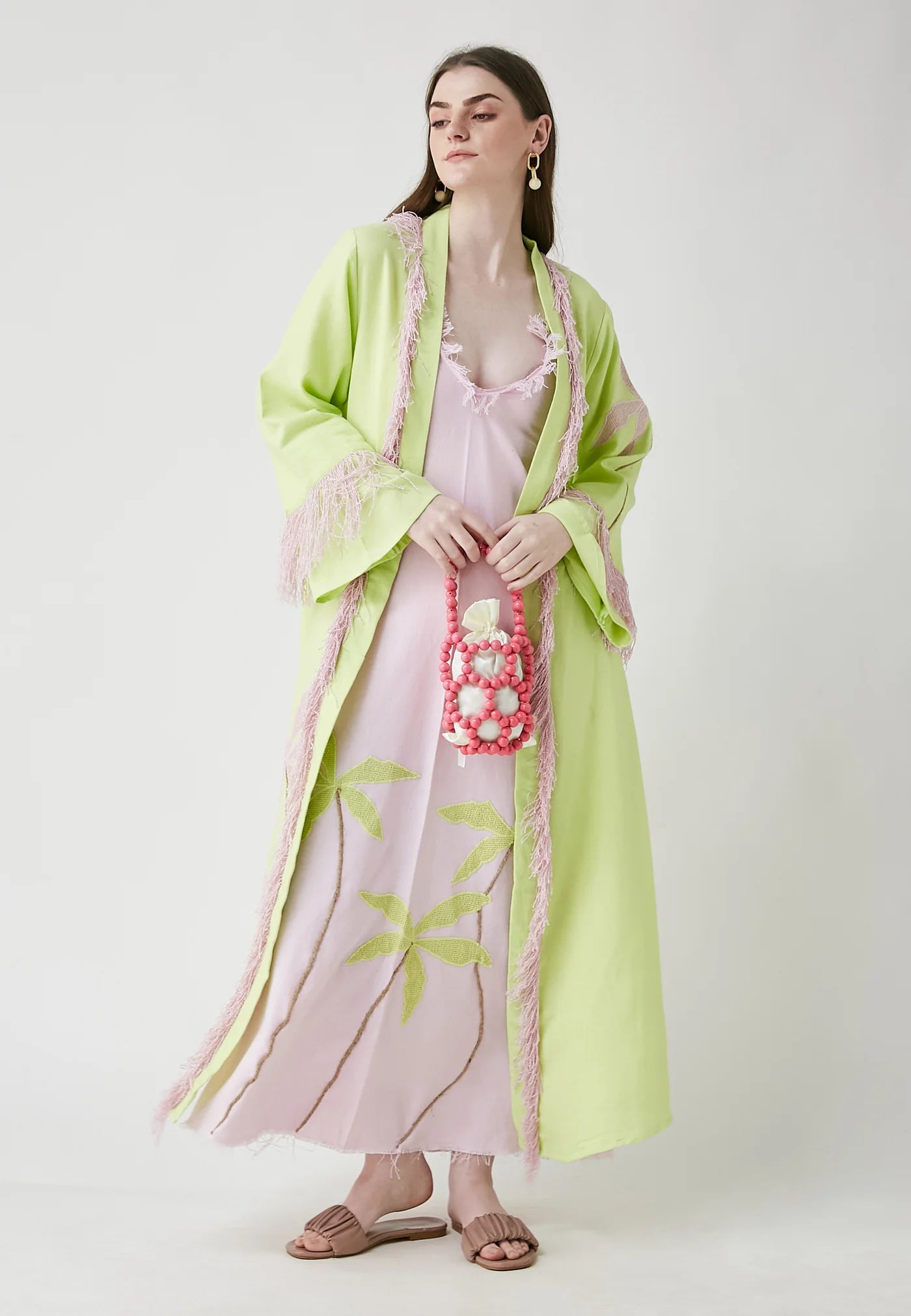 HORIZON LONG LIME KIMONO