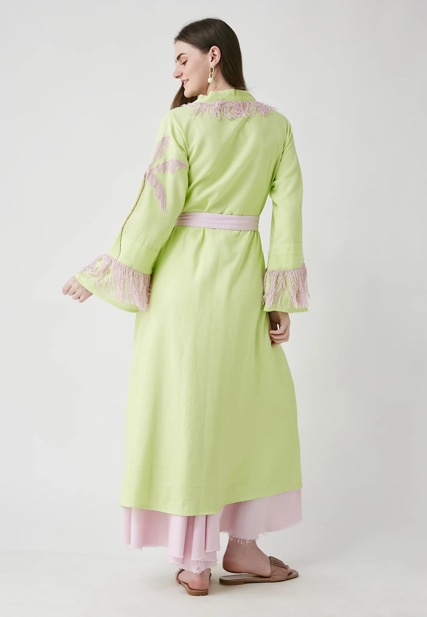 HORIZON LONG LIME KIMONO
