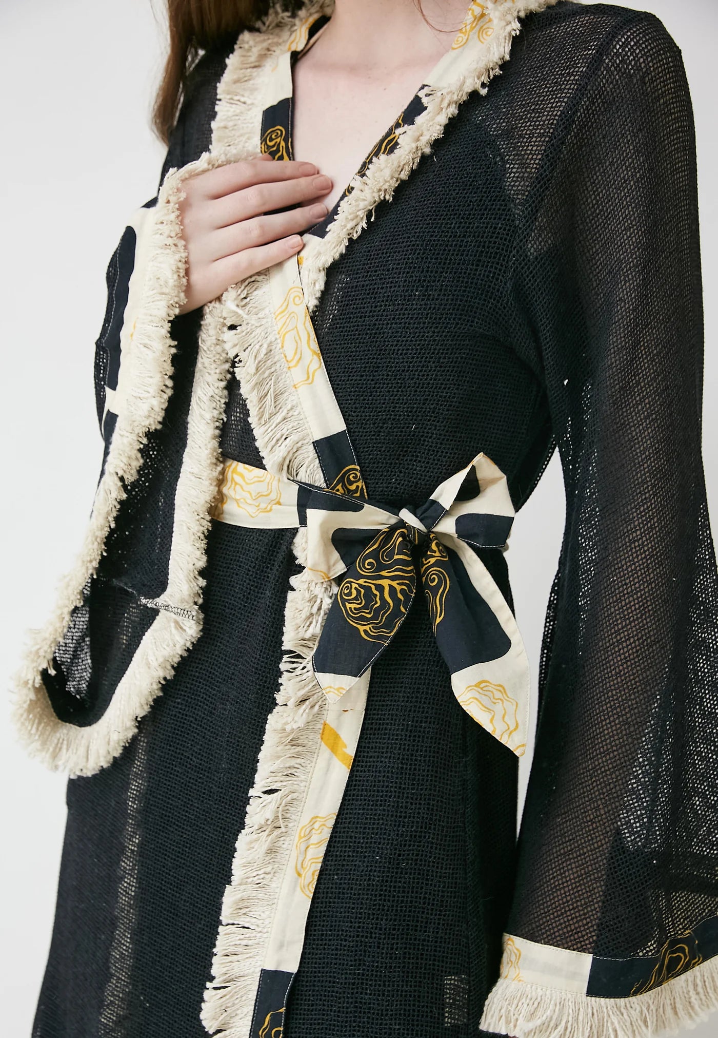 NOVA BLACK KIMONO