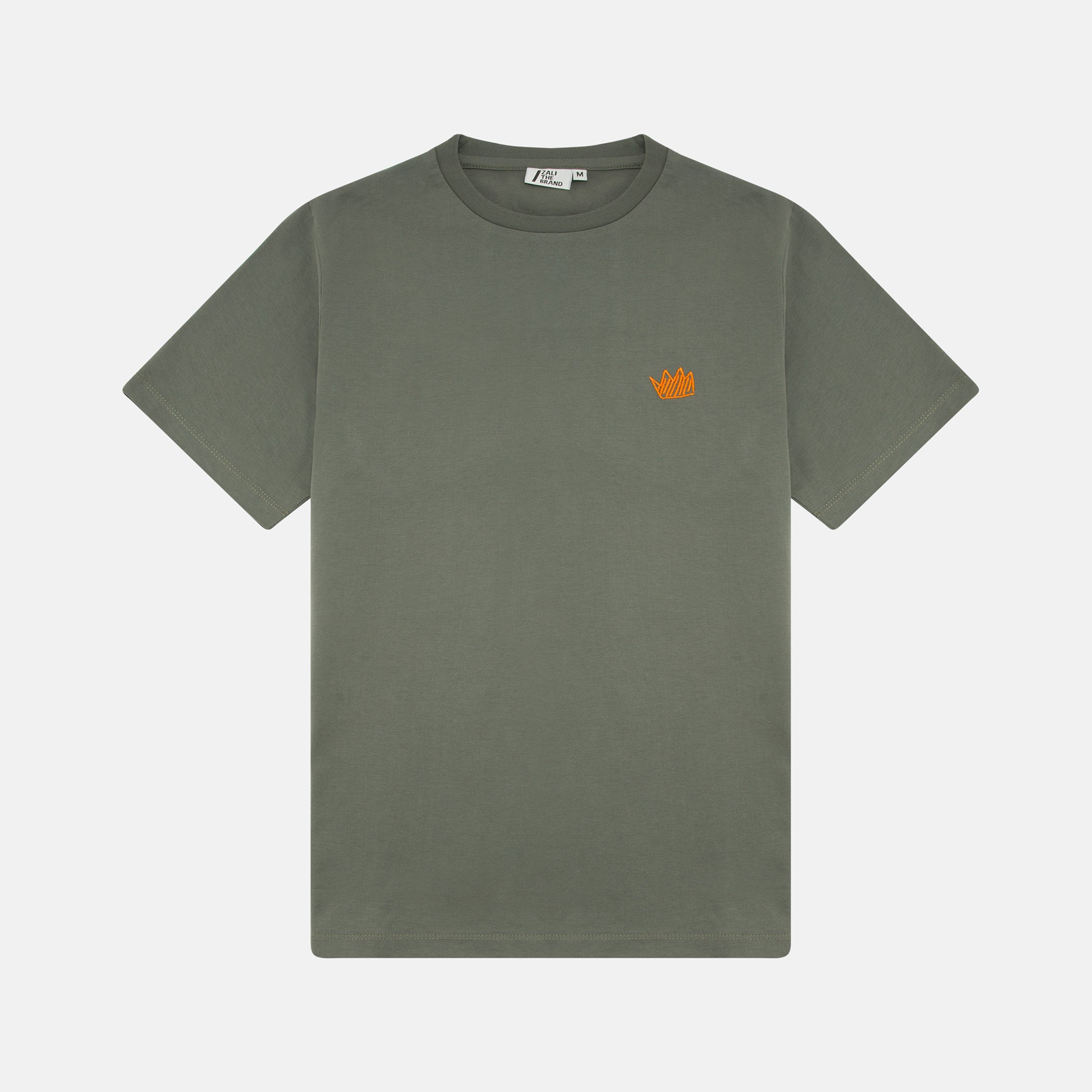 UNISEX MINI CROWN T-SHIRT KHAKI