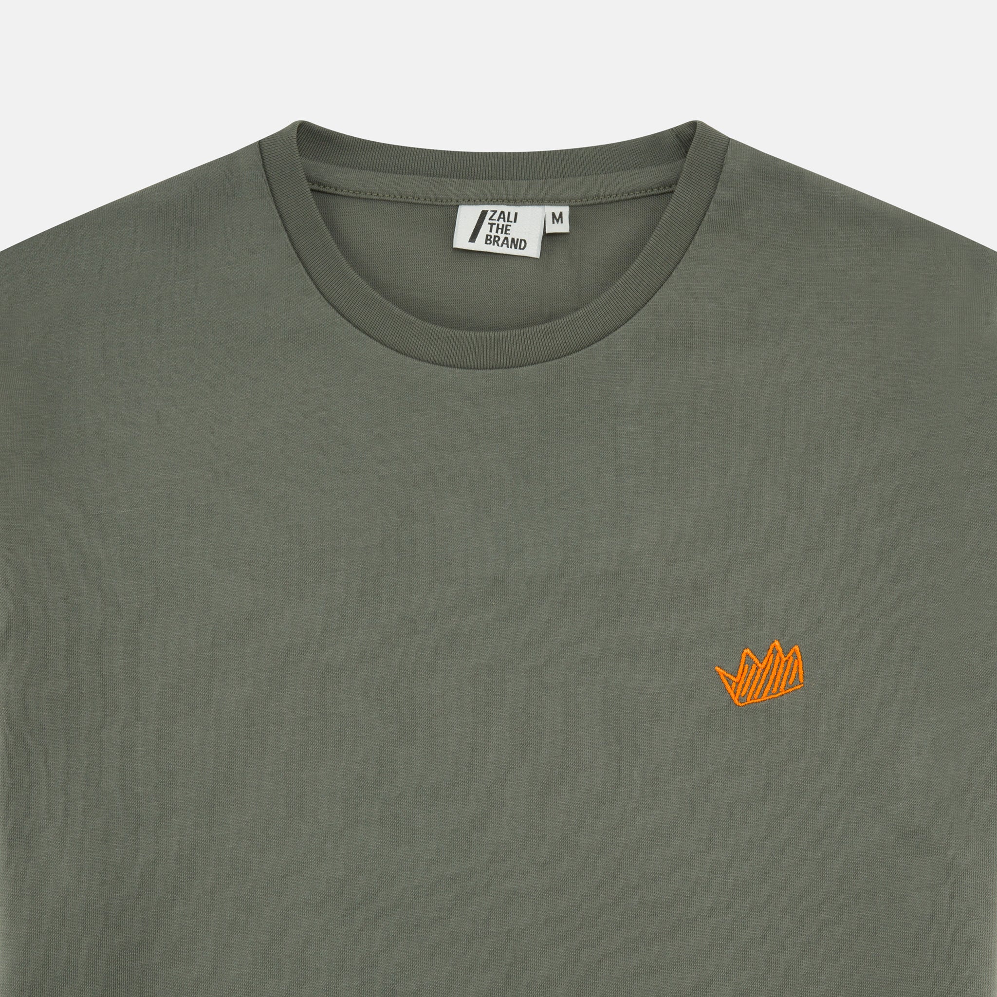 UNISEX MINI CROWN T-SHIRT KHAKI