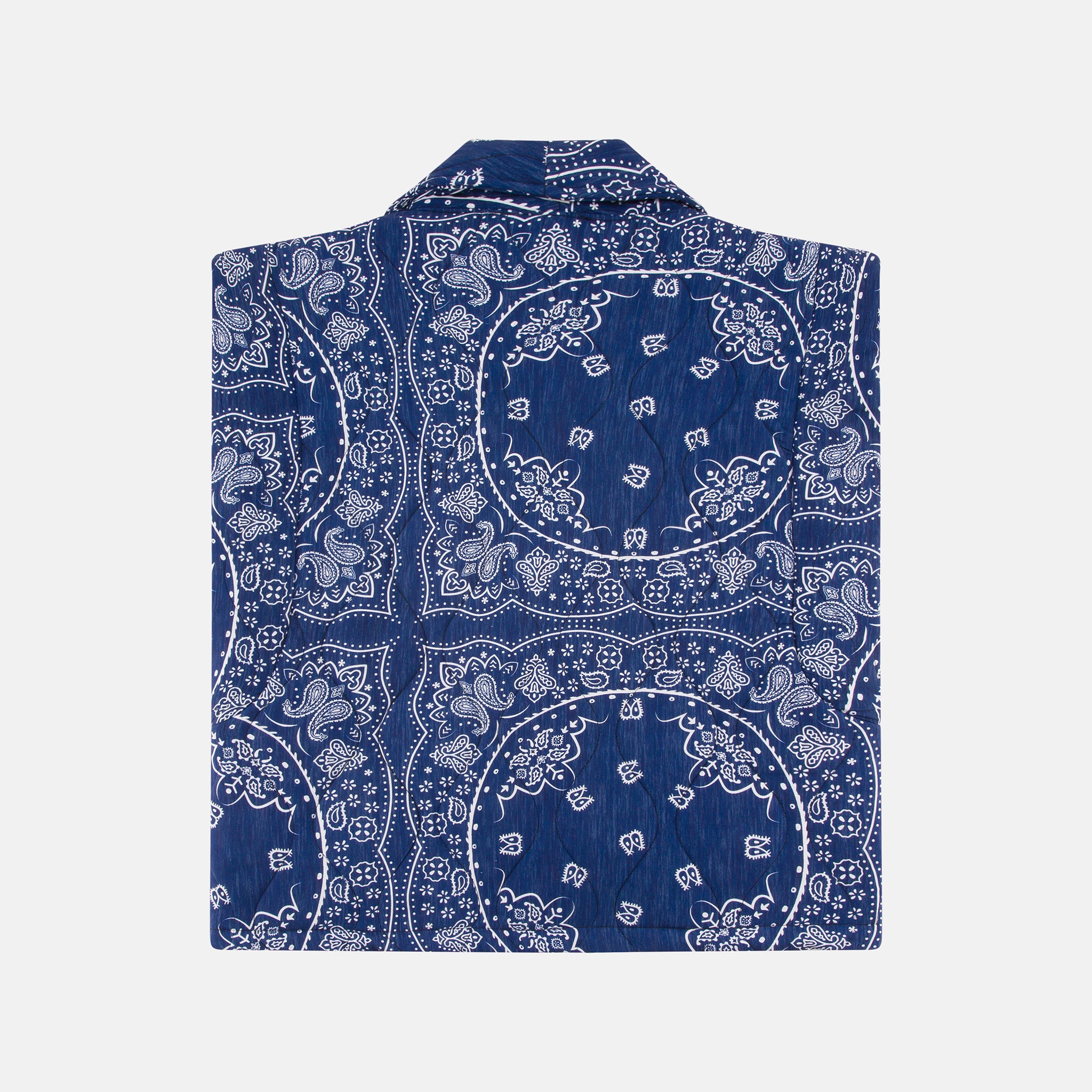 BROOKLYN6 SLEEVELESS VEST BANDANA PRINT NAVY