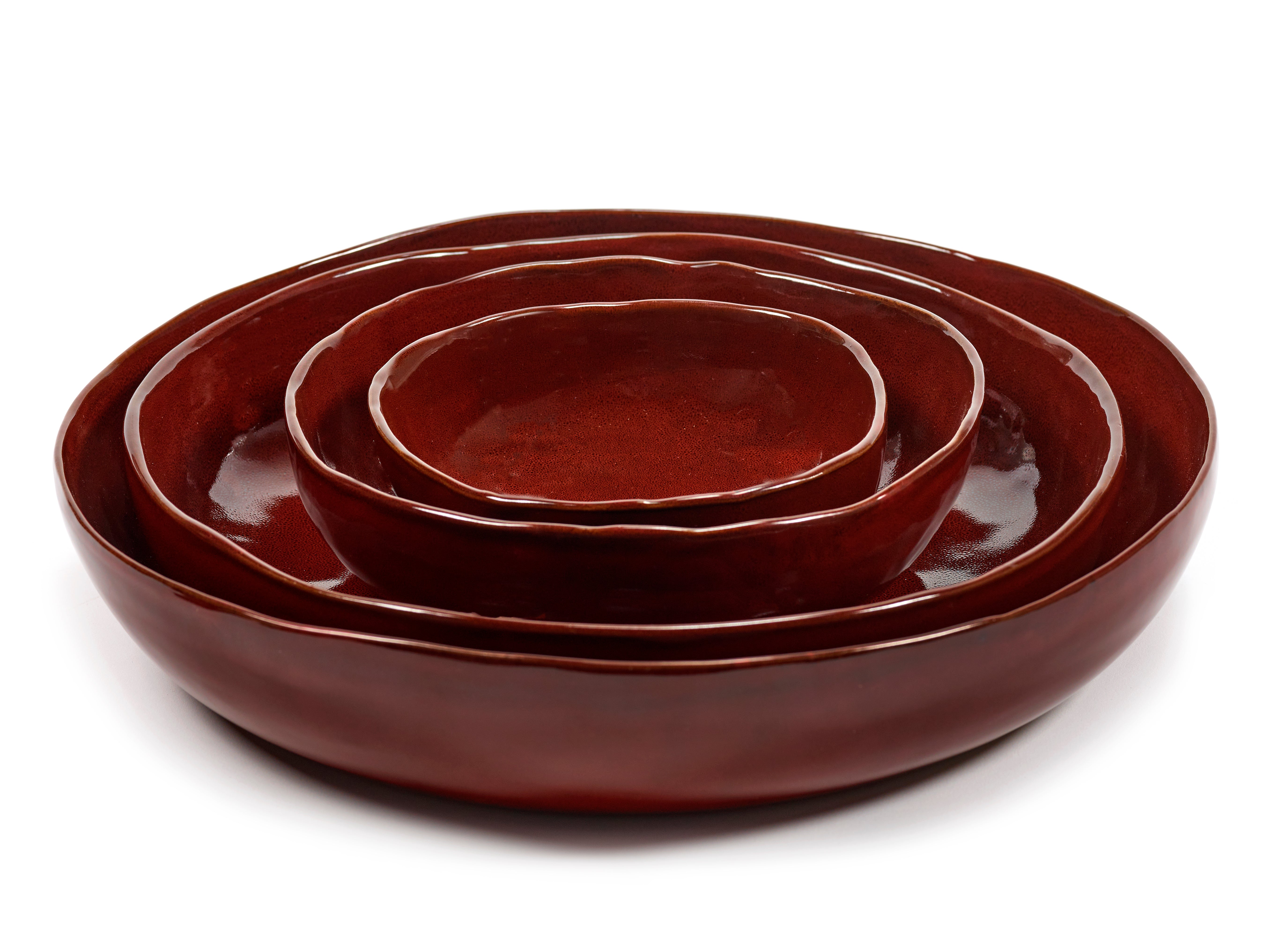 SERVING BOWL M VENETIAN RED LA MÈRE
