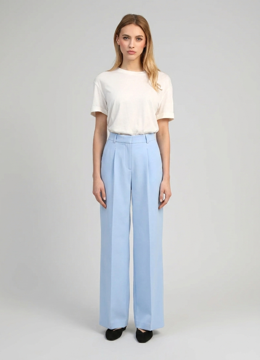 PERLITA TROUSERS BABY BLUE
