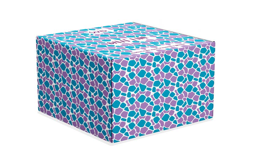 GLASS SPLASHBACK LILAC & TURQUOISE