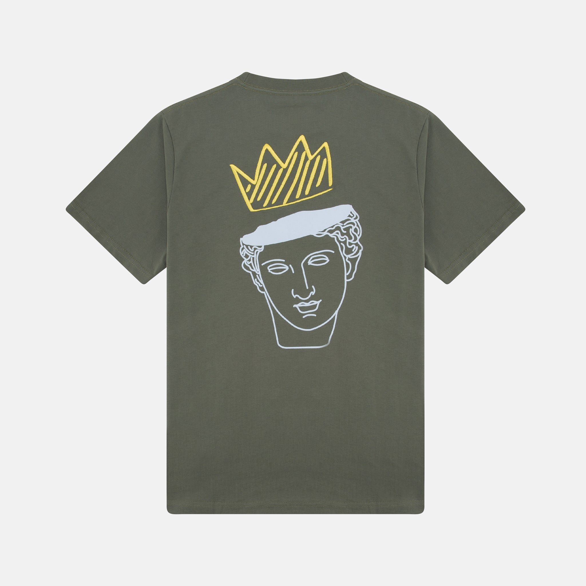 UNISEX MEGA CROWN T-SHIRT KHAKI