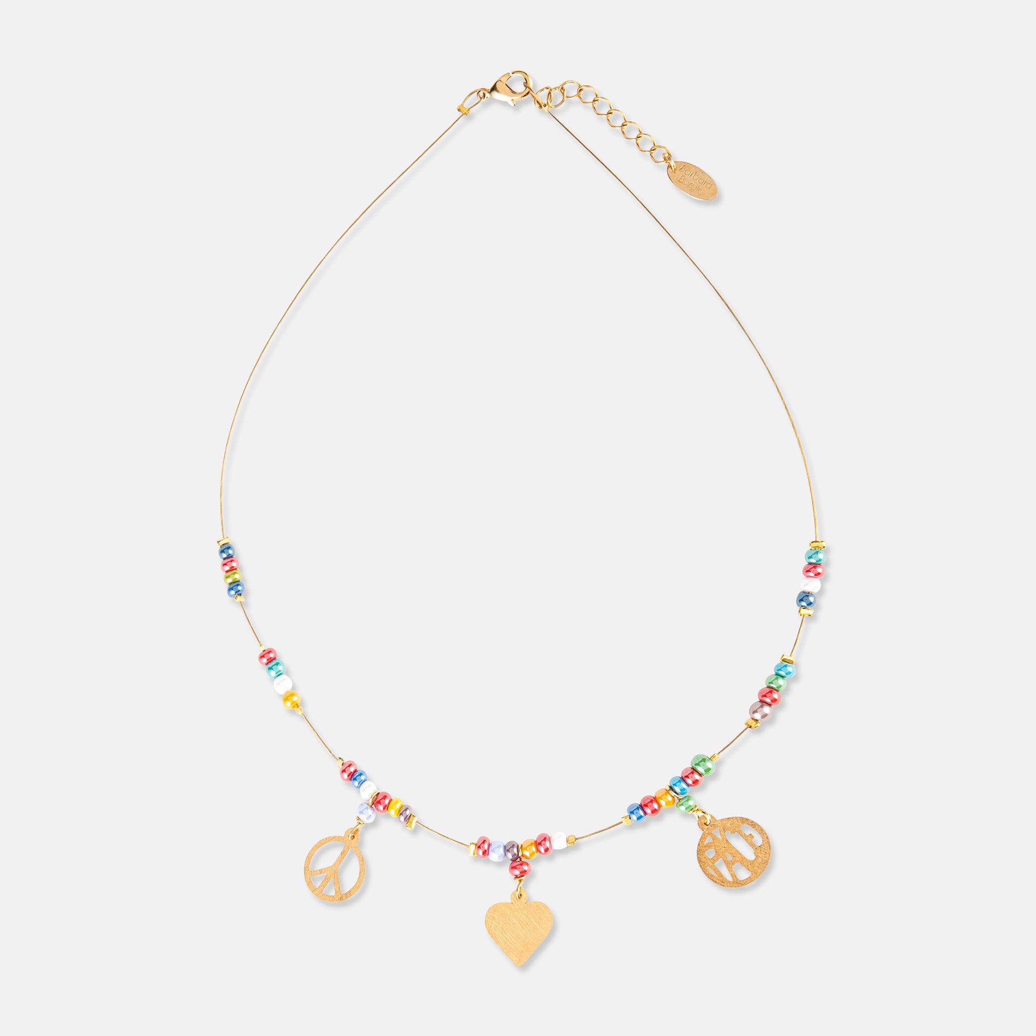 PEACE AND LOVE NECKLACE