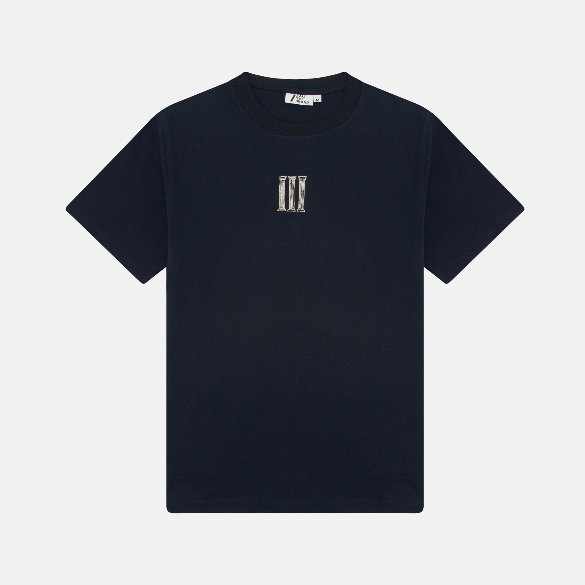 UNISEX MINI COLUMNS T-SHIRT NAVY