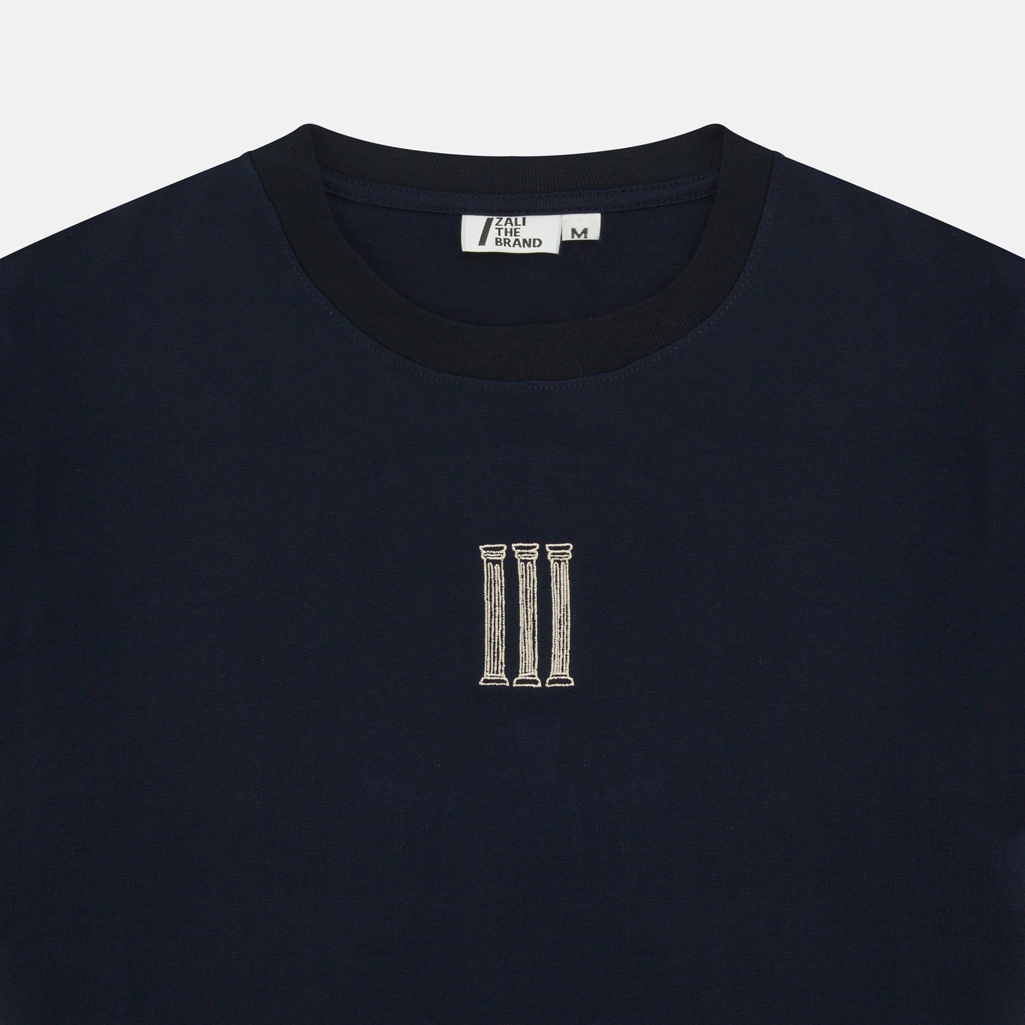 UNISEX MINI COLUMNS T-SHIRT NAVY