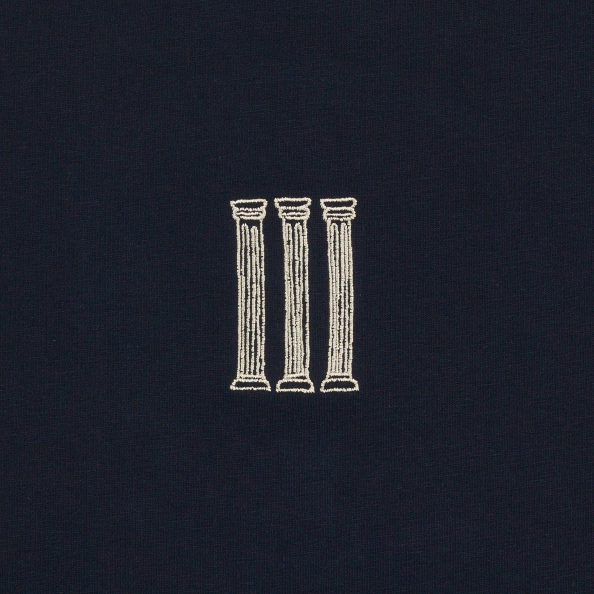 UNISEX MINI COLUMNS T-SHIRT NAVY