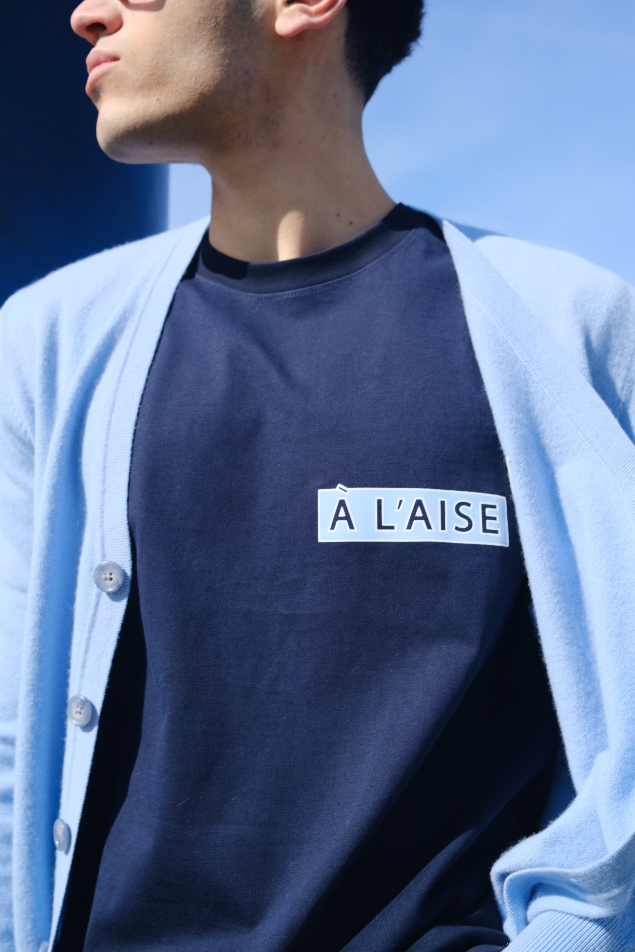 UNISEX A L'AISE T-SHIRT NAVY