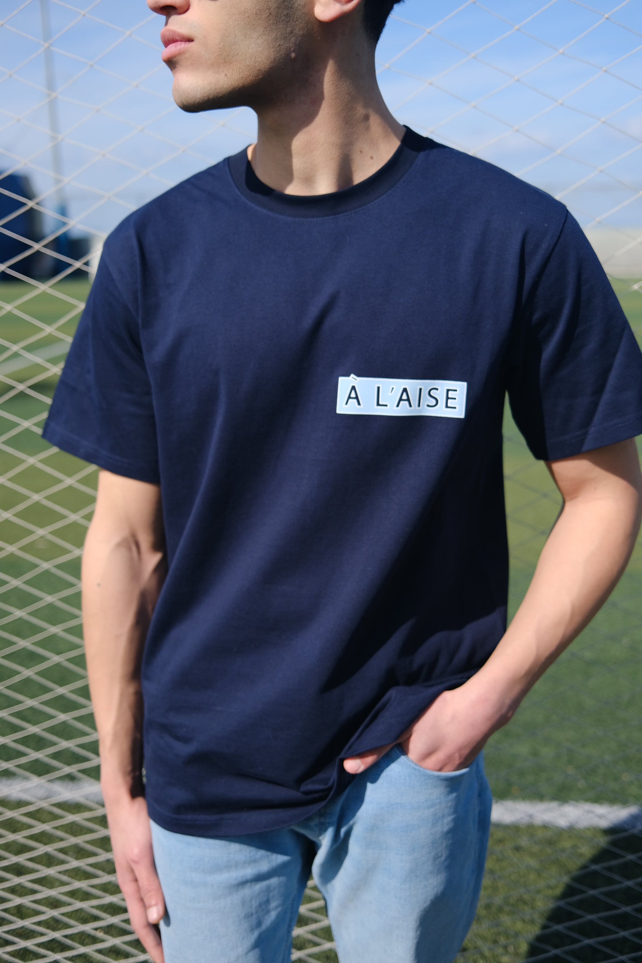 UNISEX A L'AISE T-SHIRT NAVY