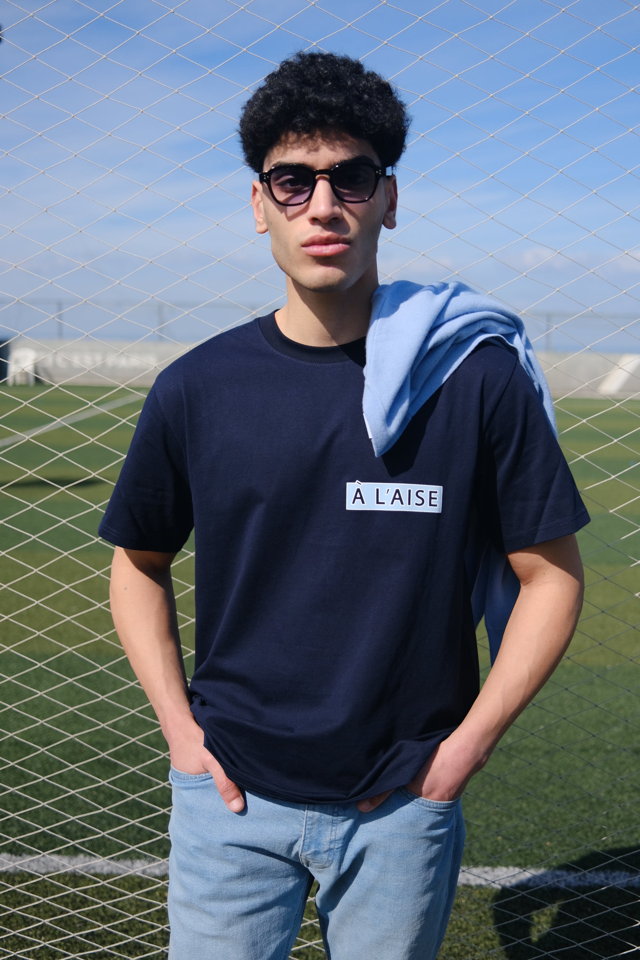 UNISEX A L'AISE T-SHIRT NAVY