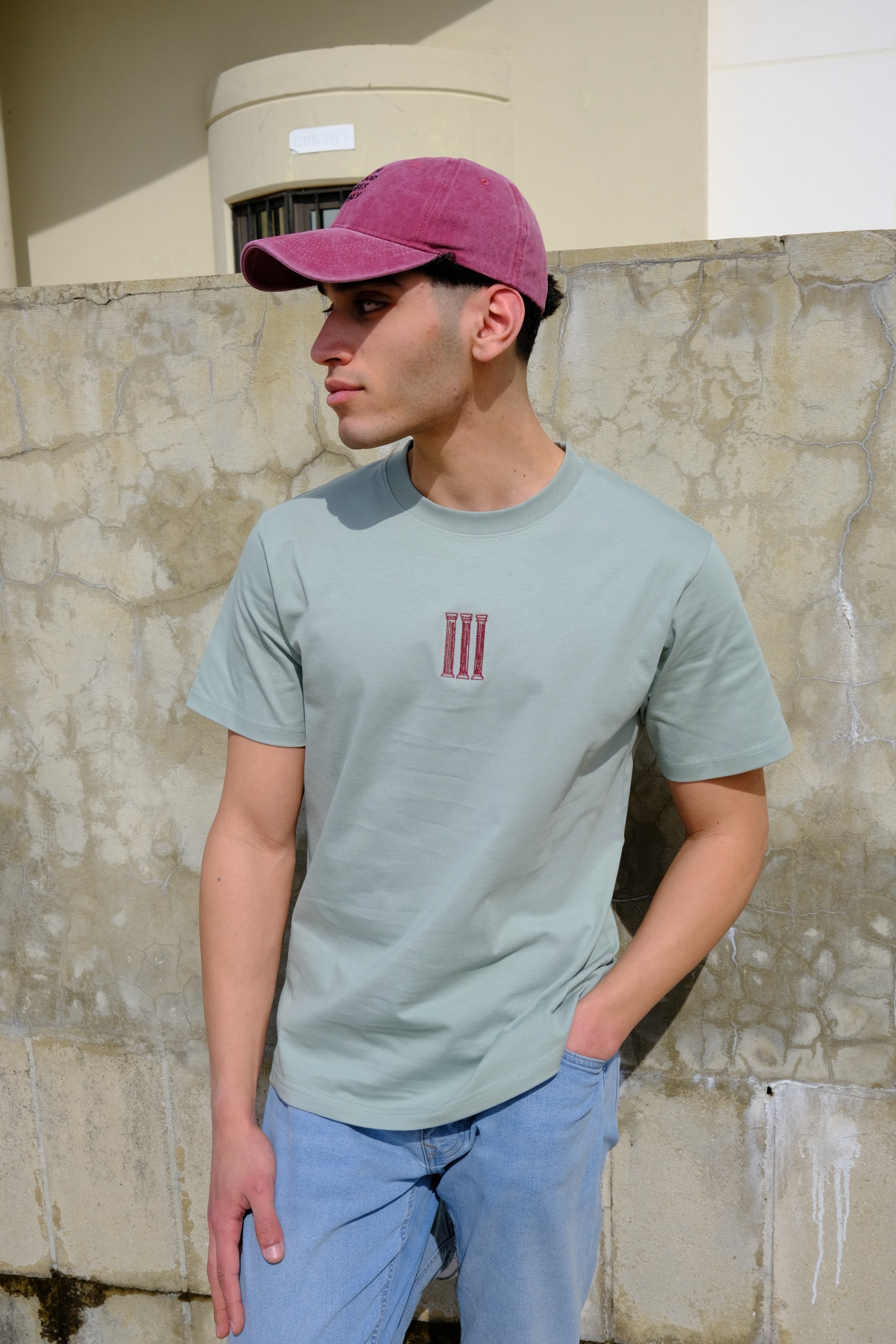 UNISEX MINI COLUMNS T-SHIRT MINT