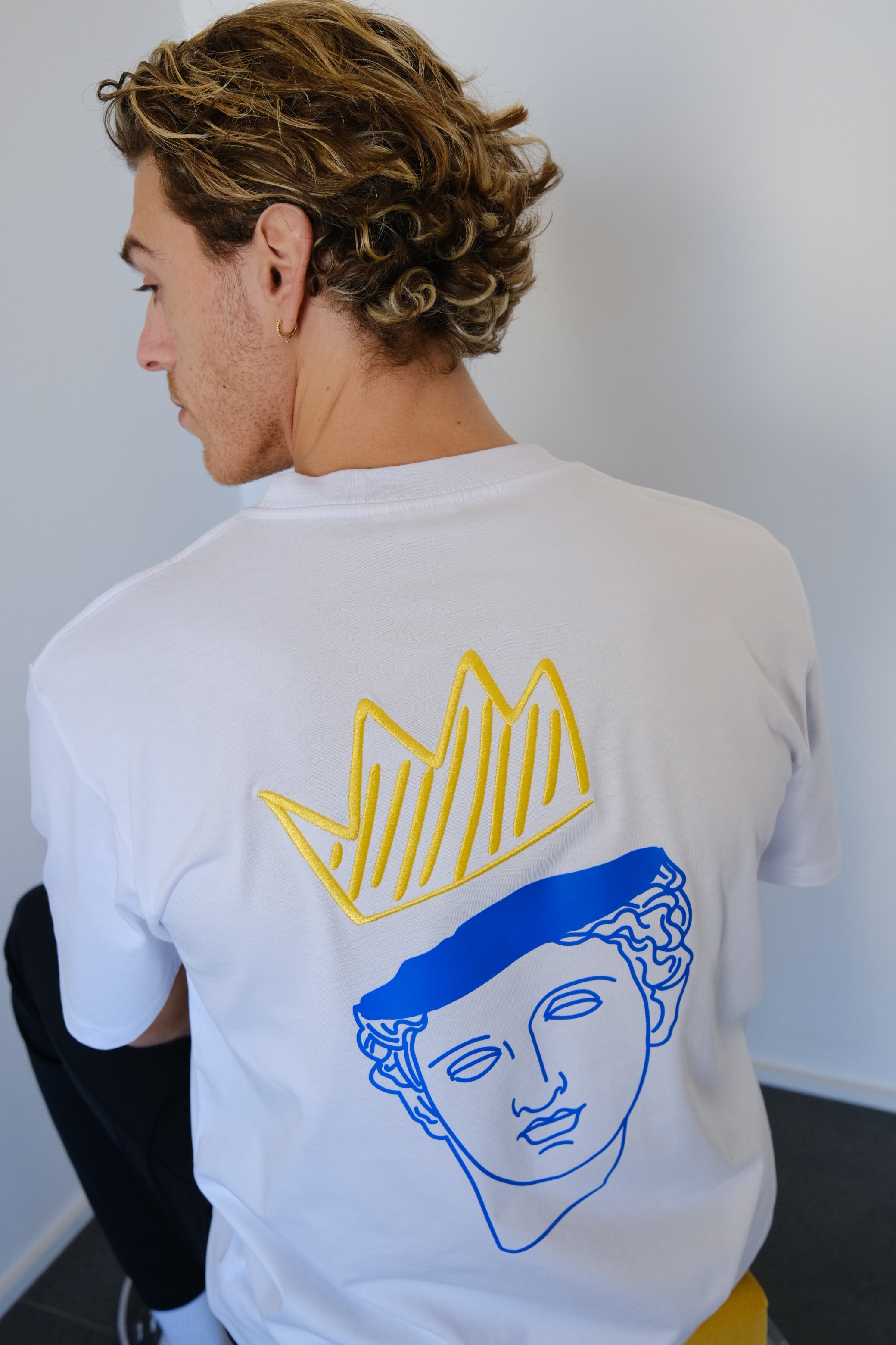 UNISEX MEGA CROWN T-SHIRT WHITE