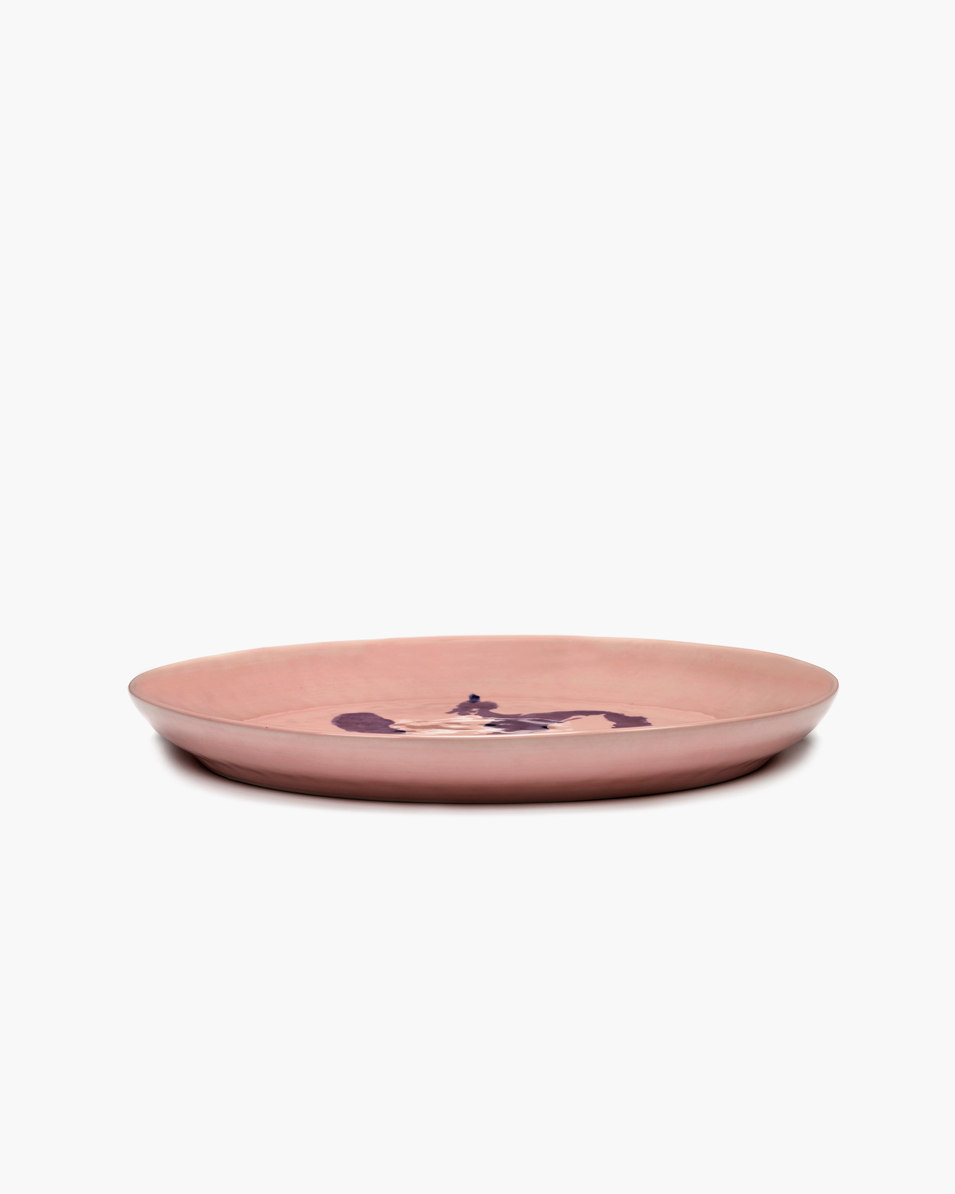 SERVING PLATE S PINK PEPPER BLUE FEAST