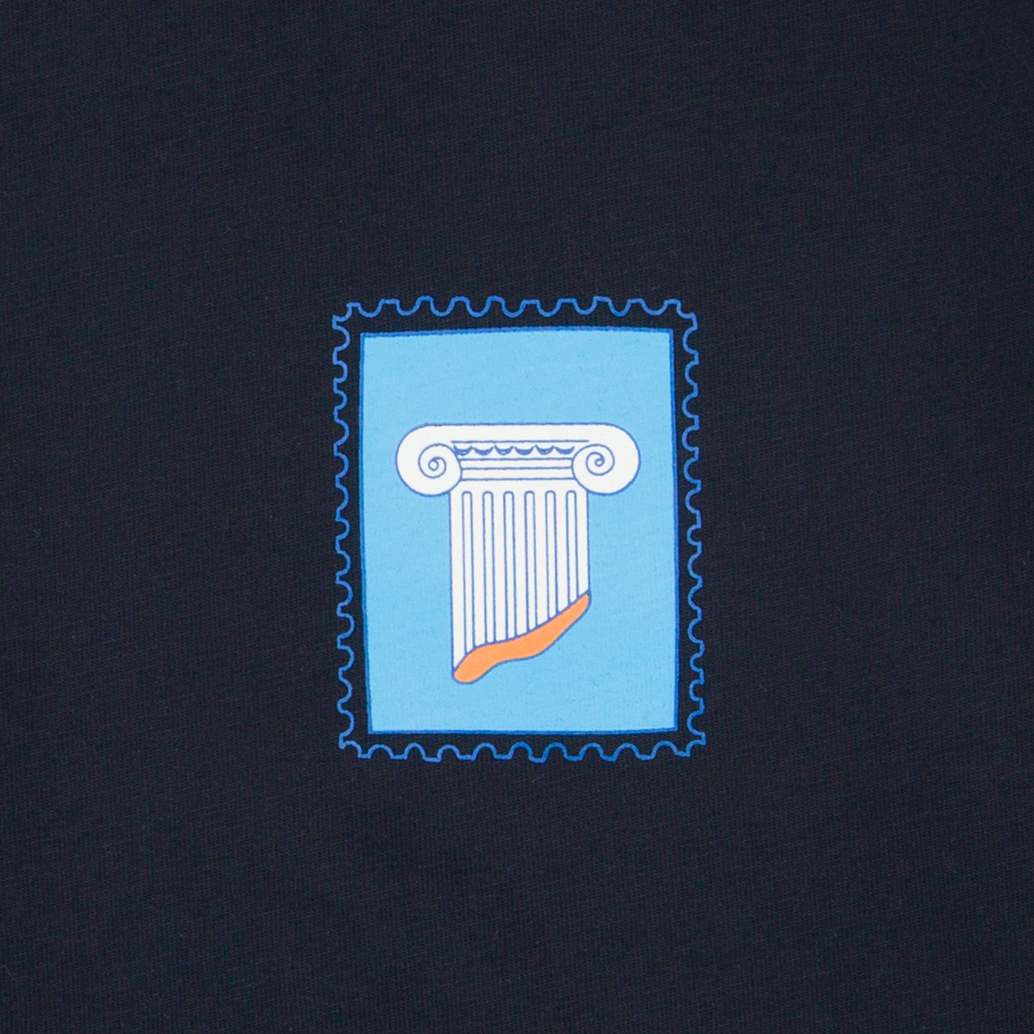 UNISEX MINI TIMBRE T-SHIRT NAVY