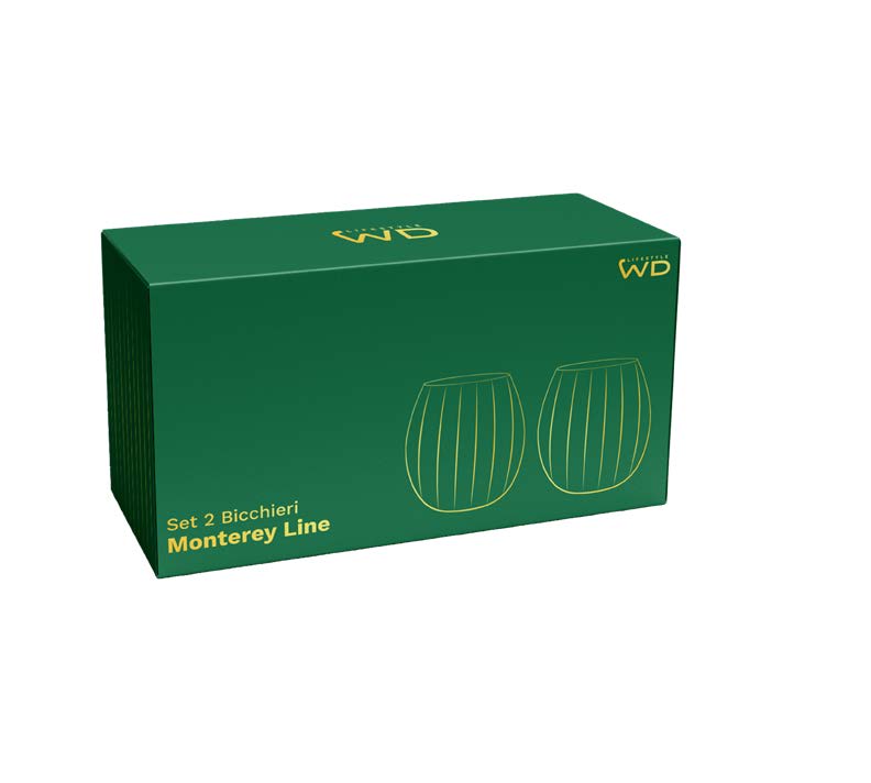 SET OF TWO GLASSES LIGHT BLUE