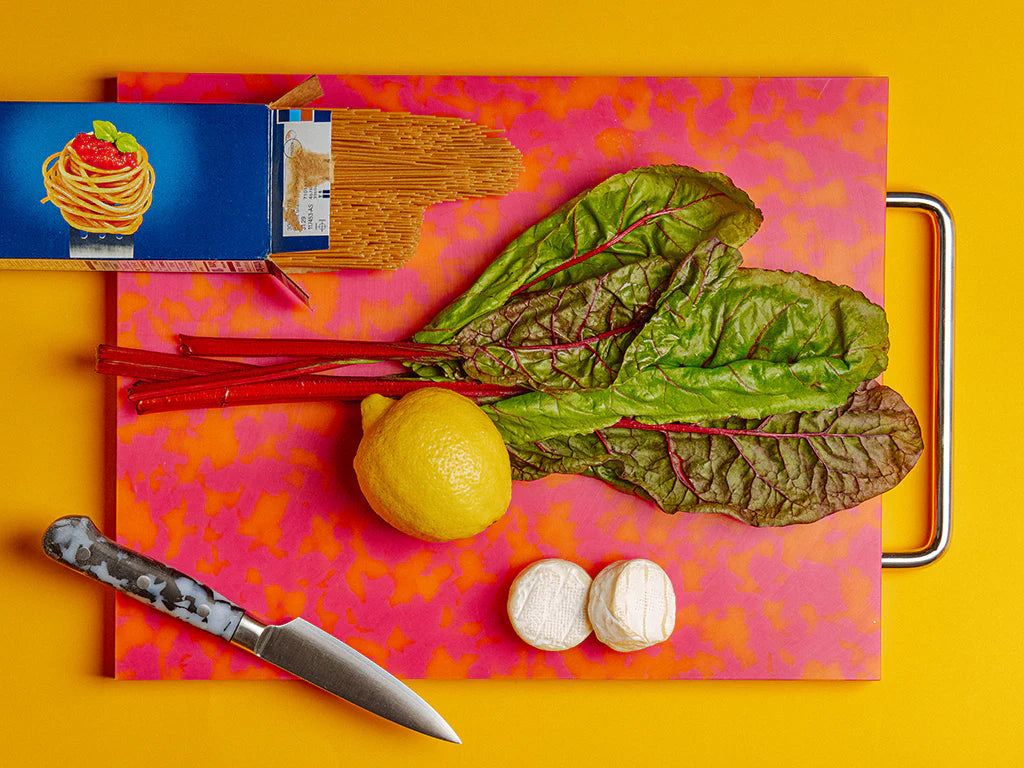 LARGE CUTTING BOARD - PINK/ORANGE