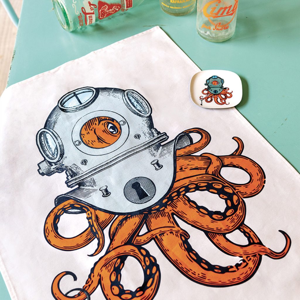 SCAPHOPOULP TEA TOWEL