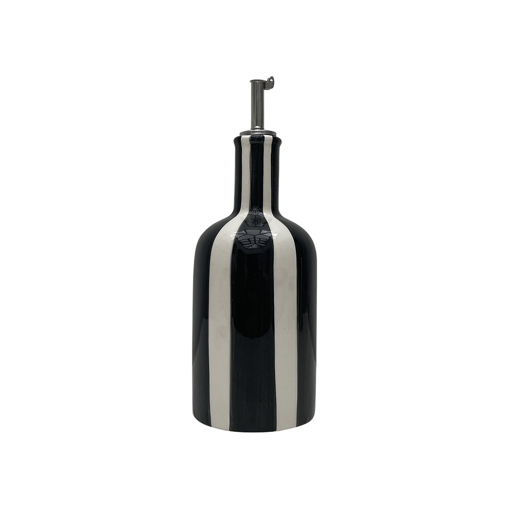 OIL/VINEGAR CRUET BLACK