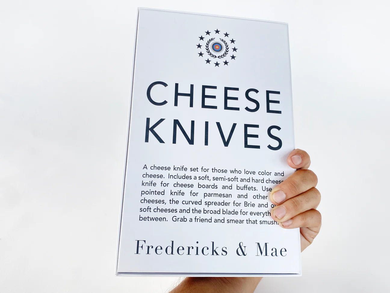 CHEESE KNIFE SET - RED/YELLOW/BLUE