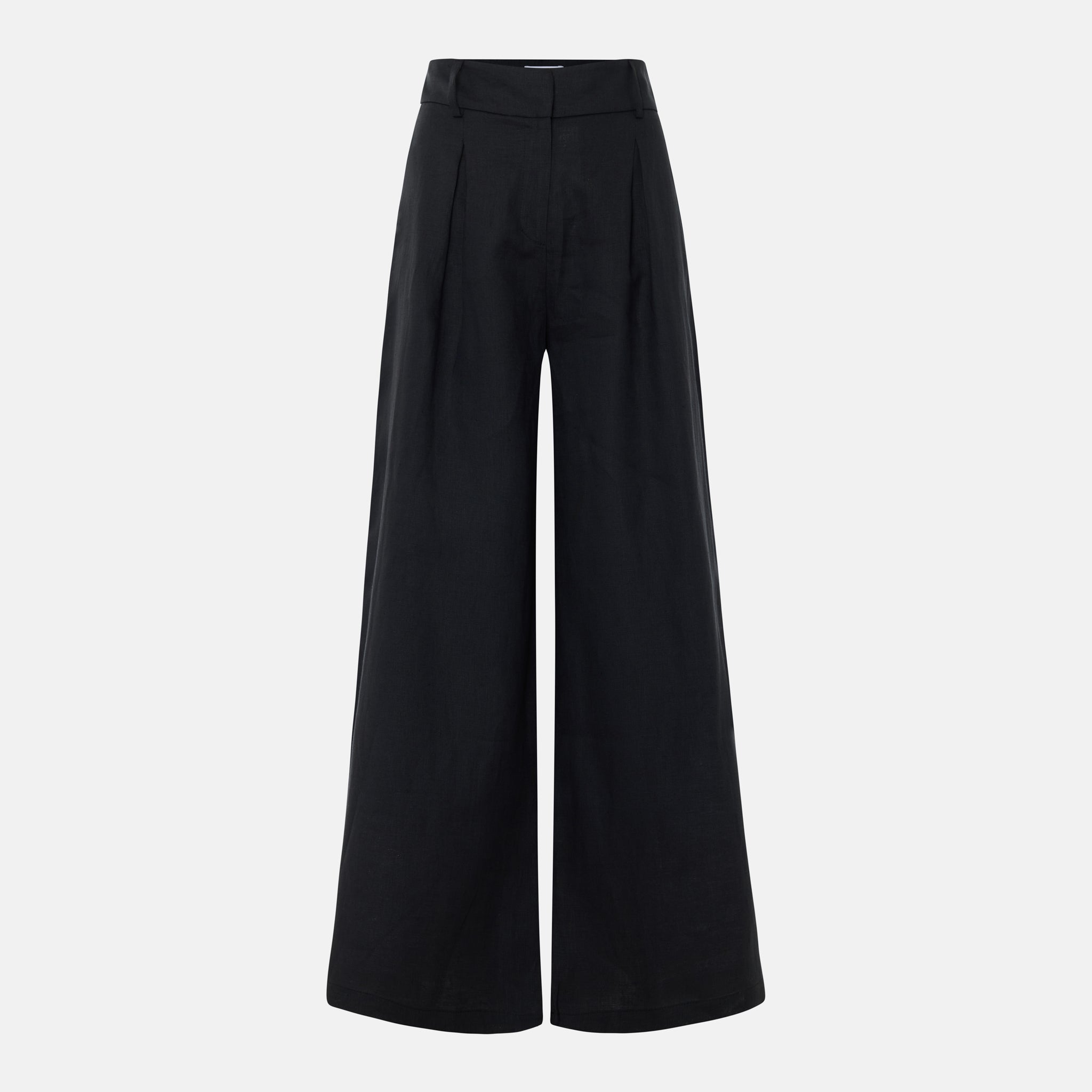 SETRE LINEN PANTS BLACK