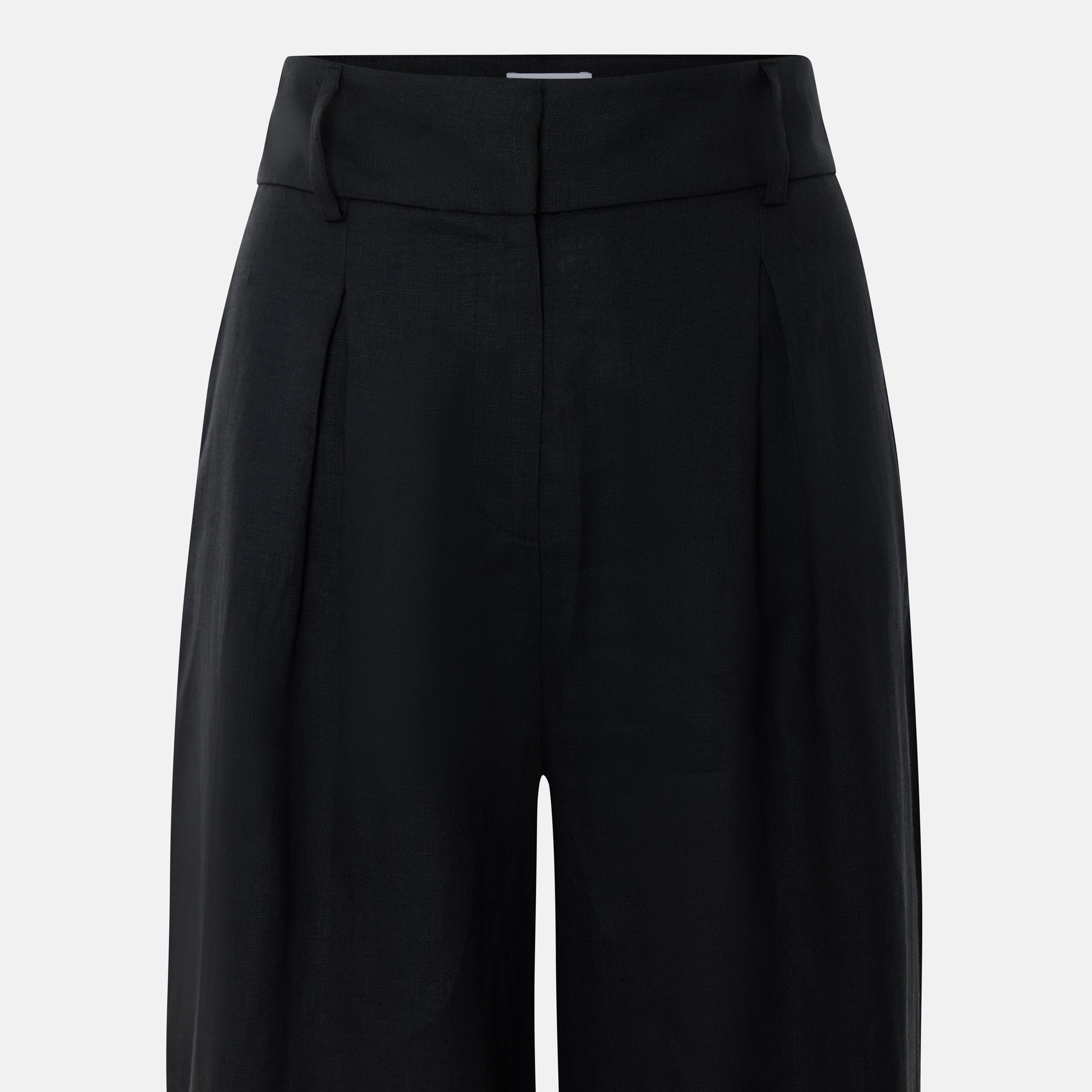 SETRE LINEN PANTS BLACK