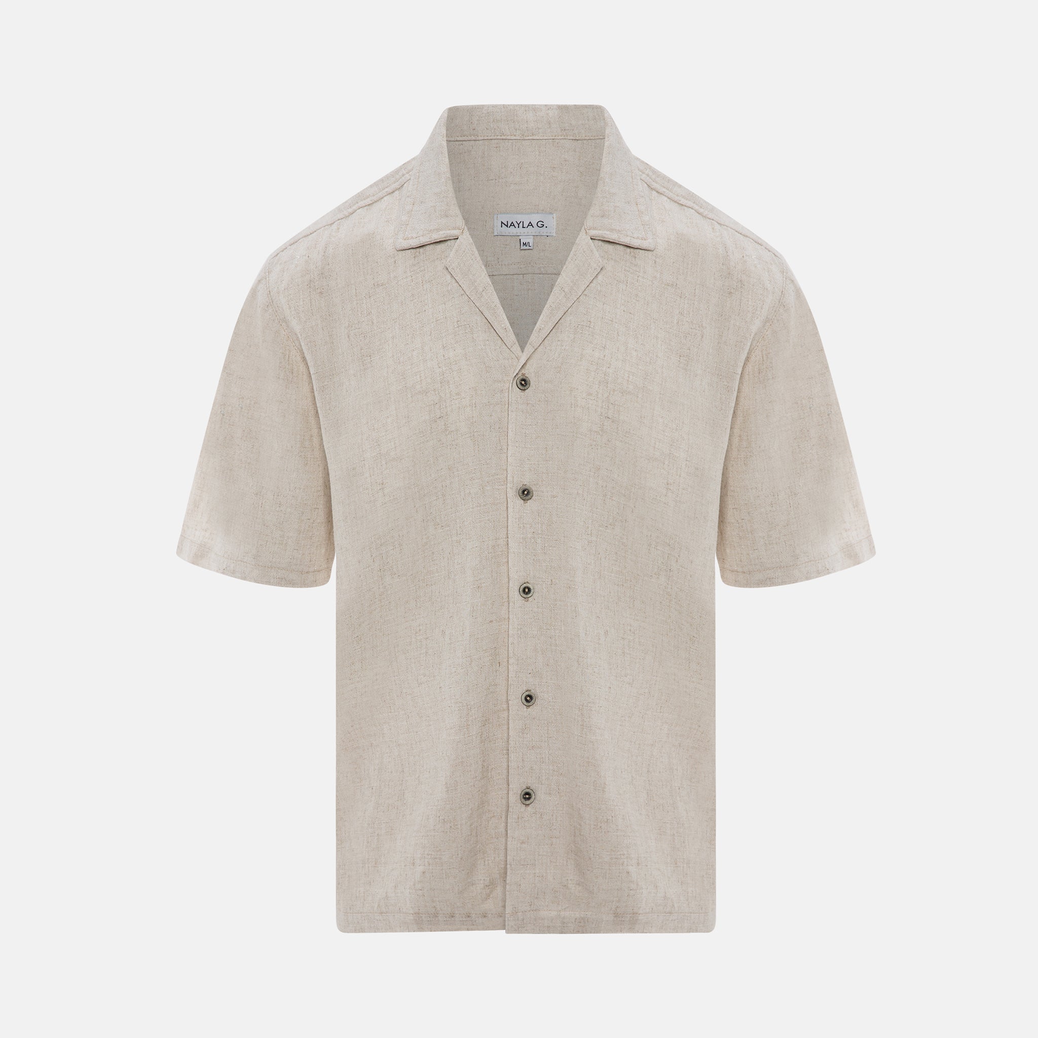 SHEE LINEN SHIRT BEIGE