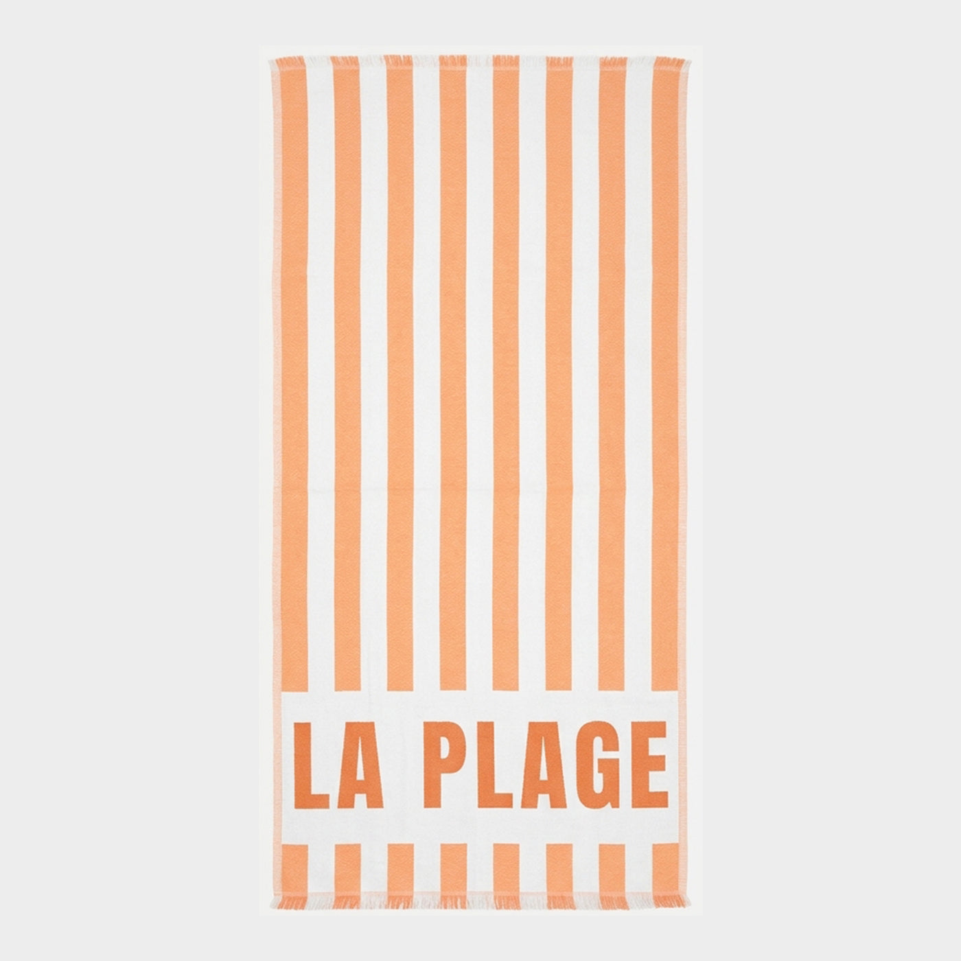 LA PLAGE  BEACH TOWEL ORANGE