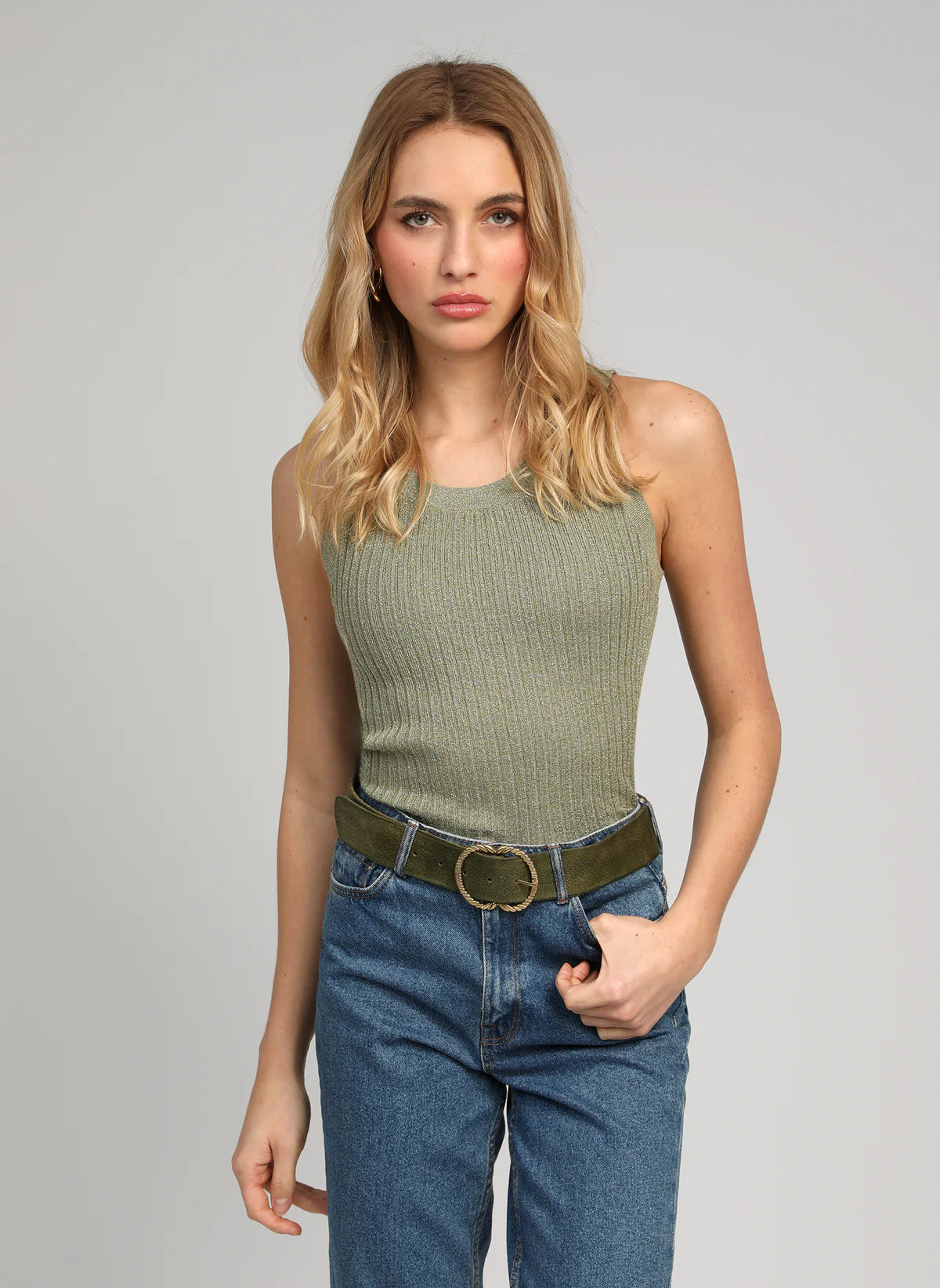 LAYA TANK TOP KHAKI