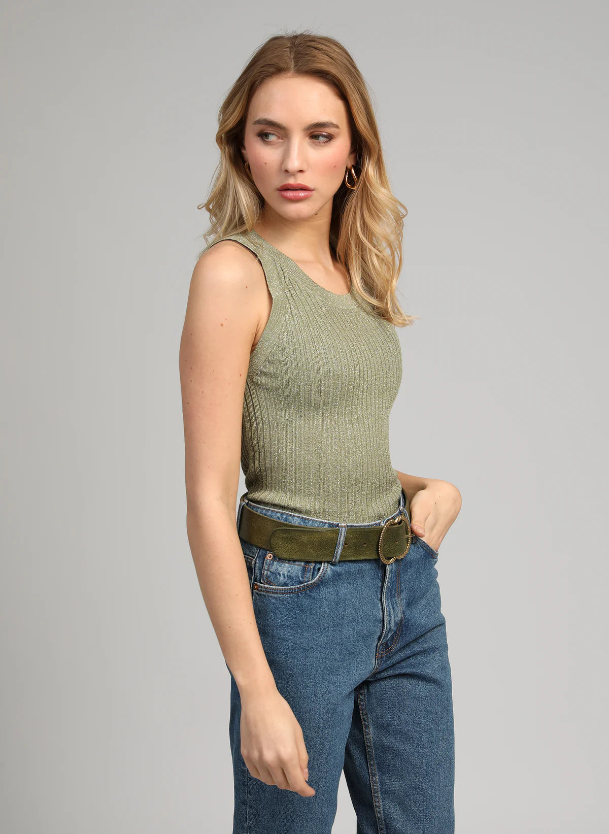 LAYA TANK TOP KHAKI
