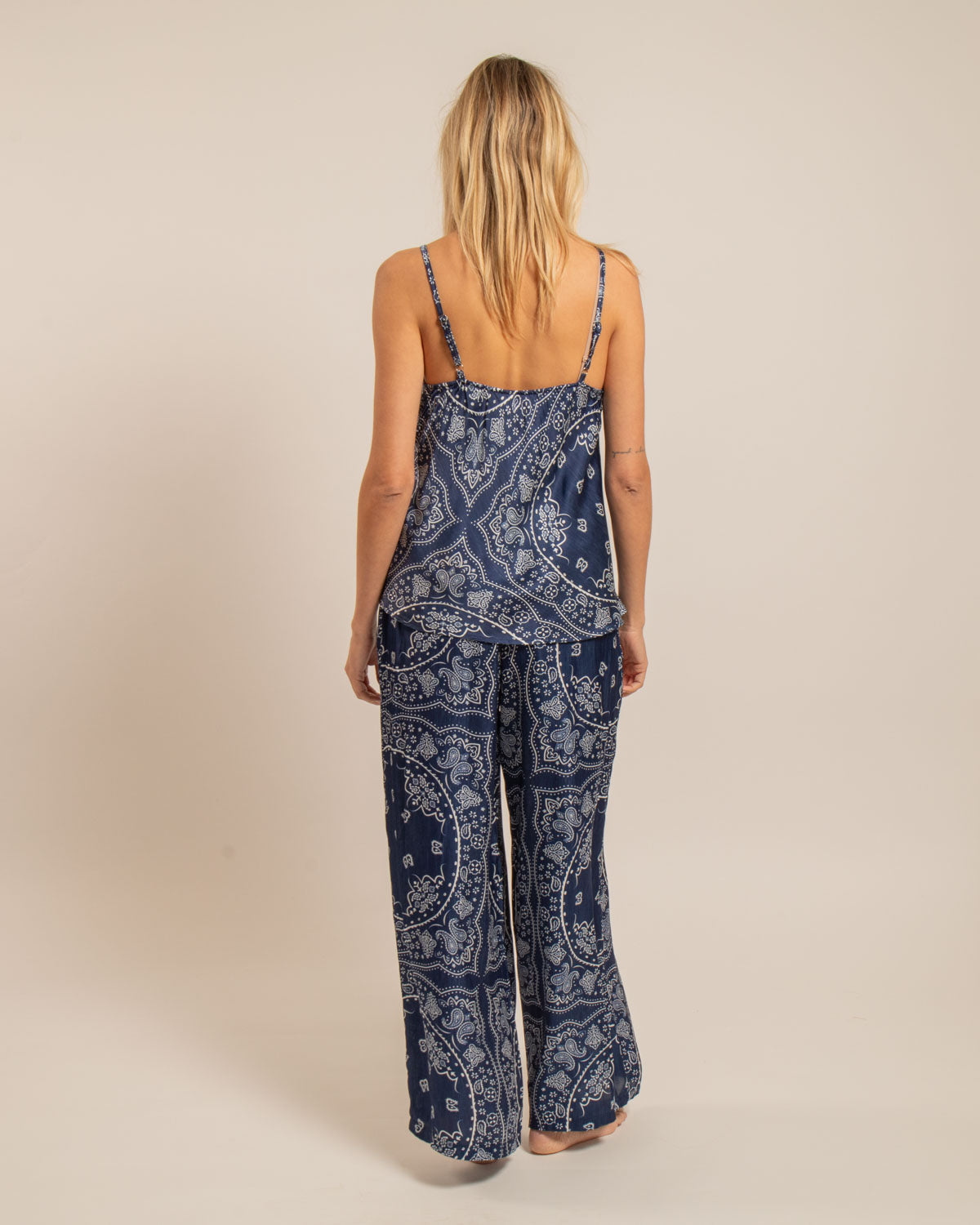 LEWISTON2 TOP BANDANA PRINT NAVY