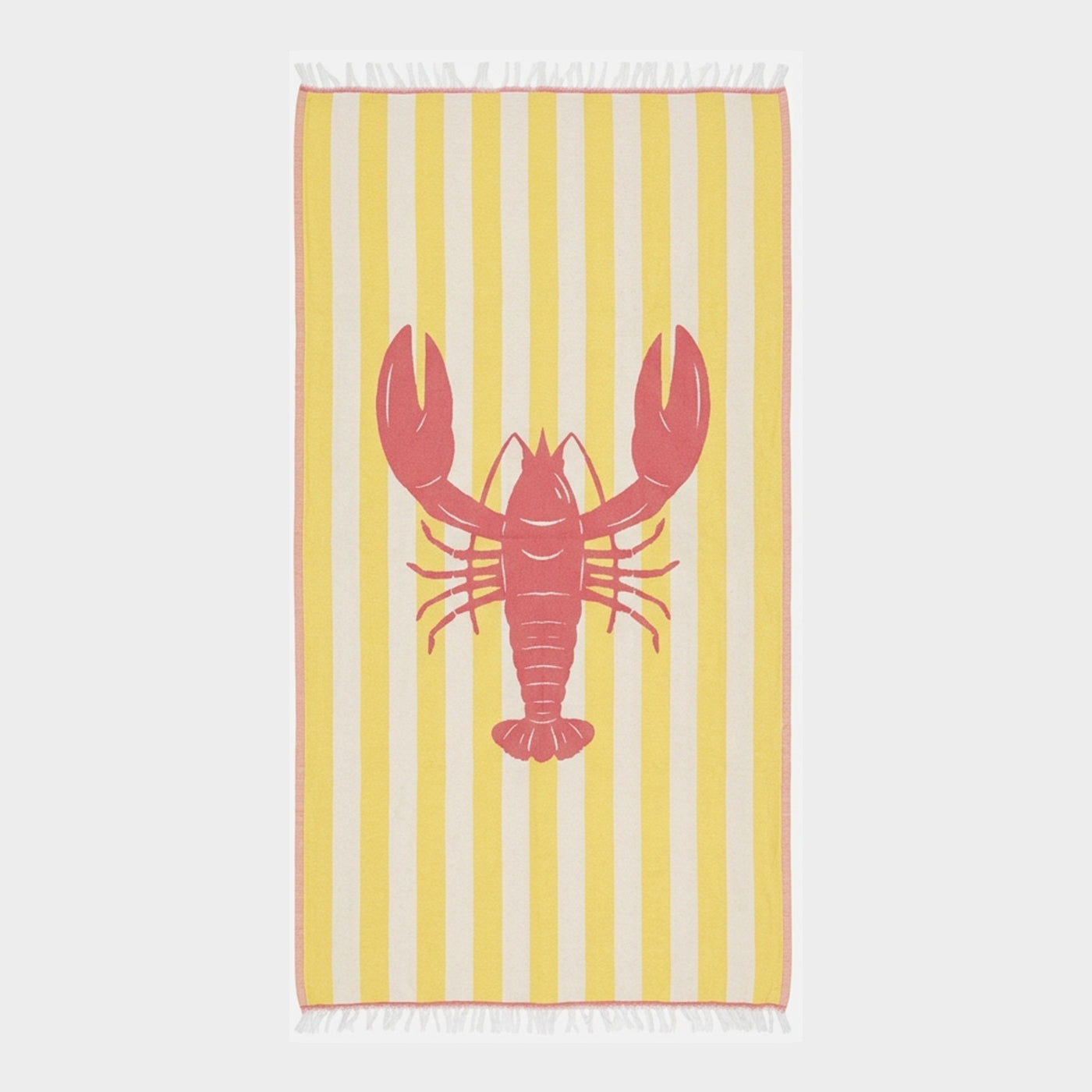 LOBSTER  TOWEL BRIGHT YELLOW - VERMILLON