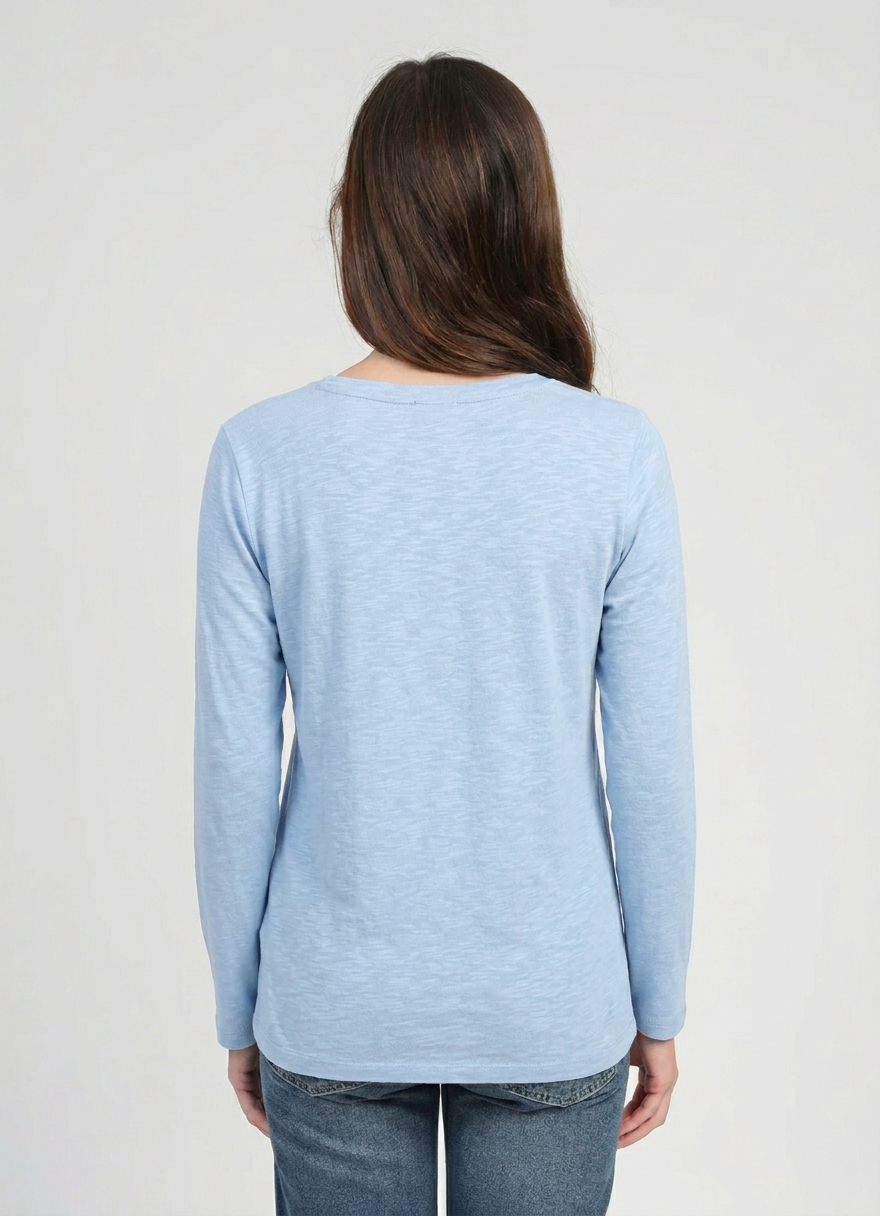 TENIO LONG SLEEVES T-SHIRT BABY BLUE