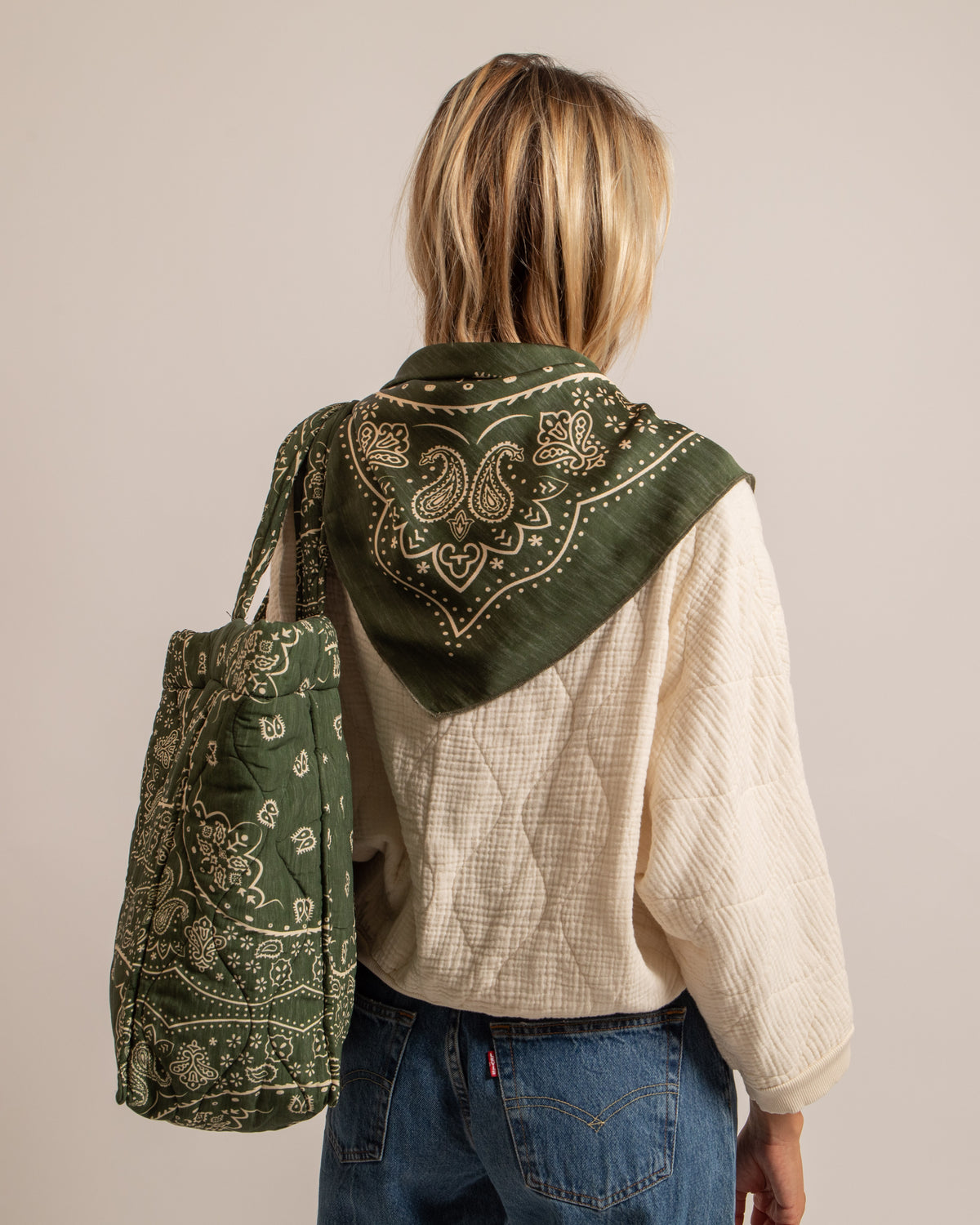 TORONTO2 BANDANA SCARF KHAKI