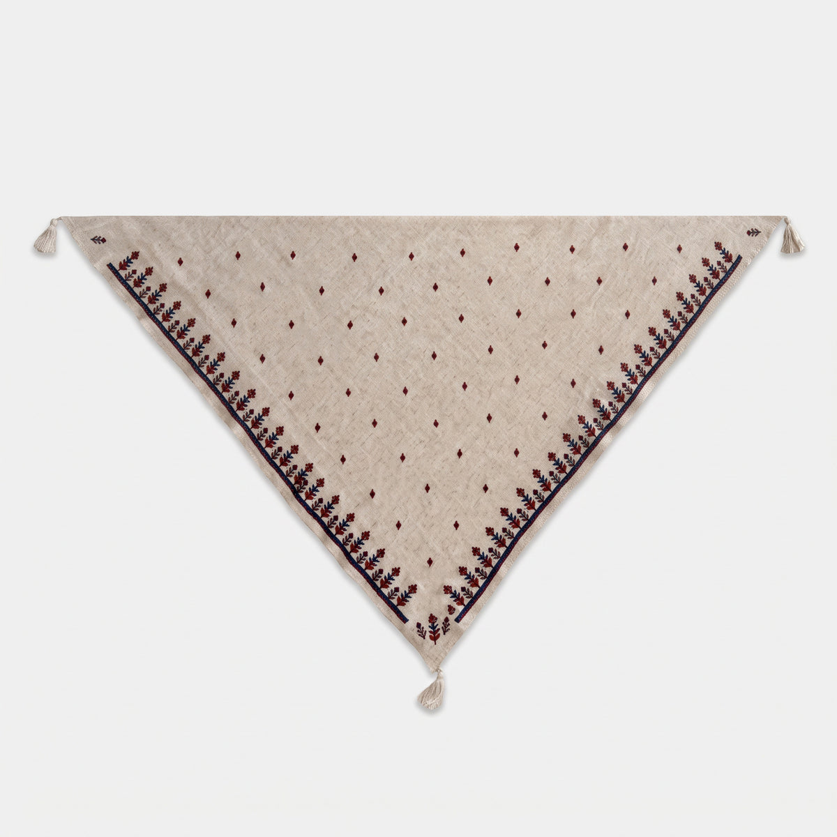 MONA ETHNIC SCARF ECRU